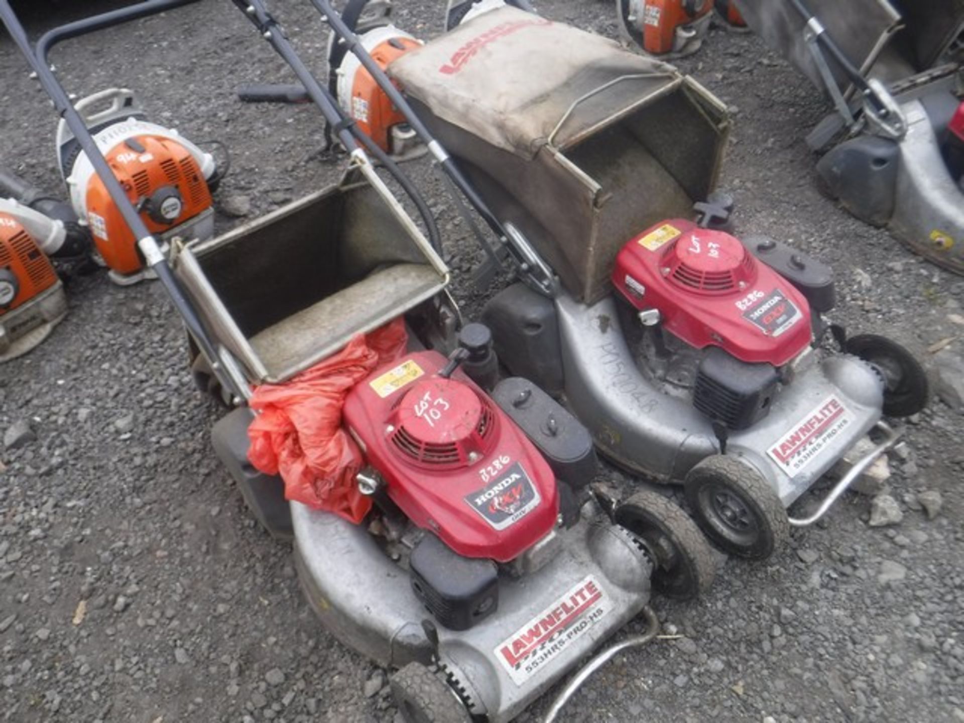 HONDA GXV160 PETROL LAWNMOWER x2 - Image 2 of 2