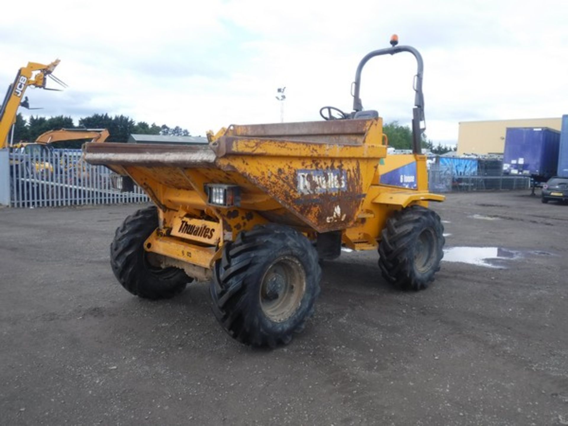 THWAITES 6TON FORWARD TIP SITE DUMPER 2008 - 3219HRS (NOT VERIFIED) - Bild 7 aus 7