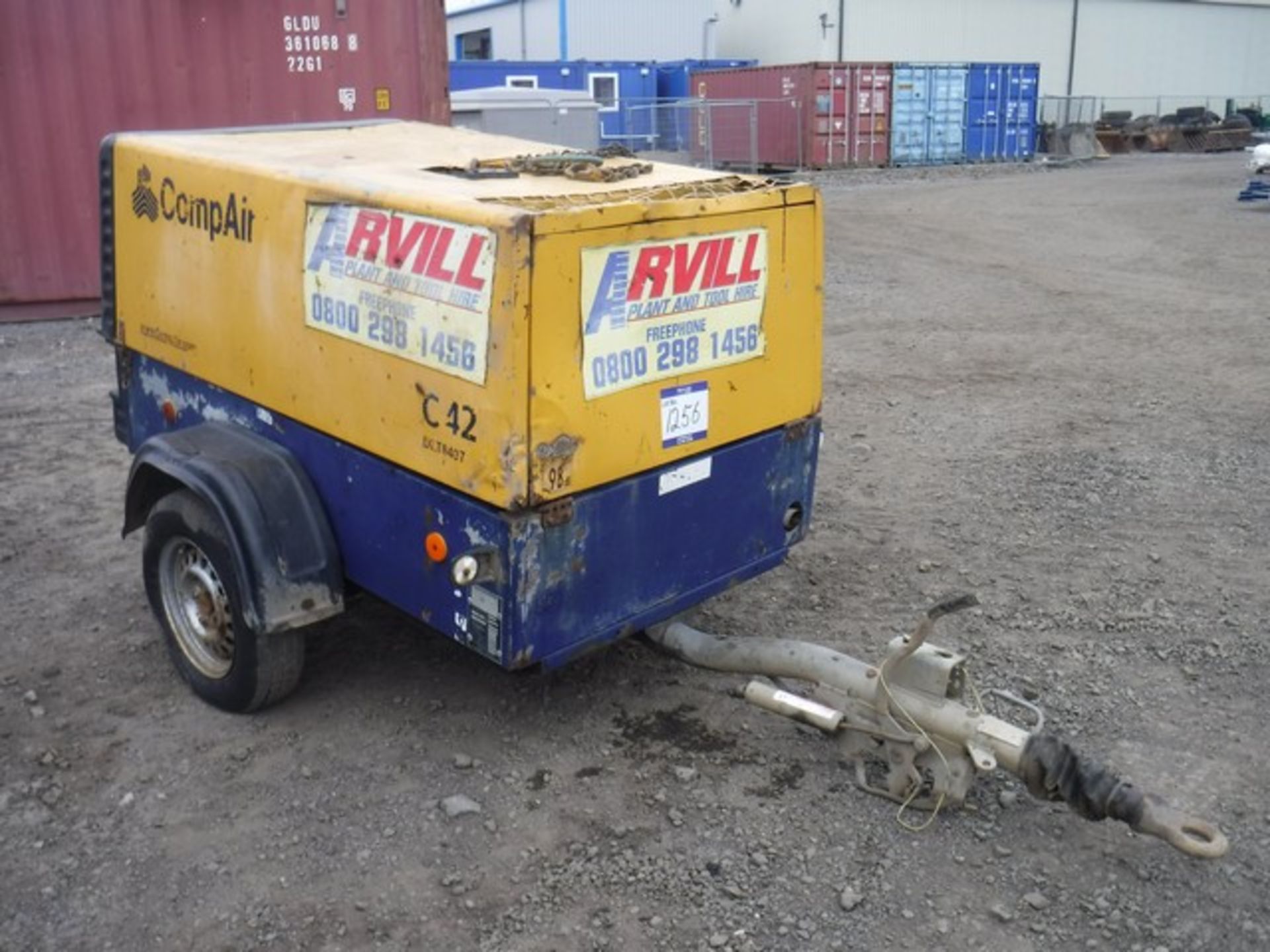 COMPAIR C42 SINGLE TOOL DIESELCOMPRESSOR 2008 - Image 7 of 7