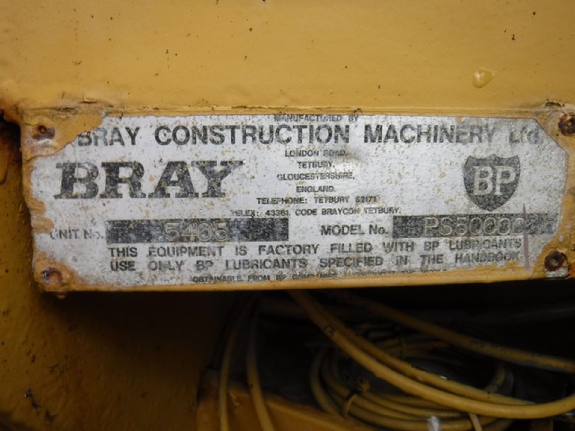 BRAY LOADING SHOVEL C/W BUCKET, FORKS AND 4 IN 1 BUCKET - Image 9 of 13