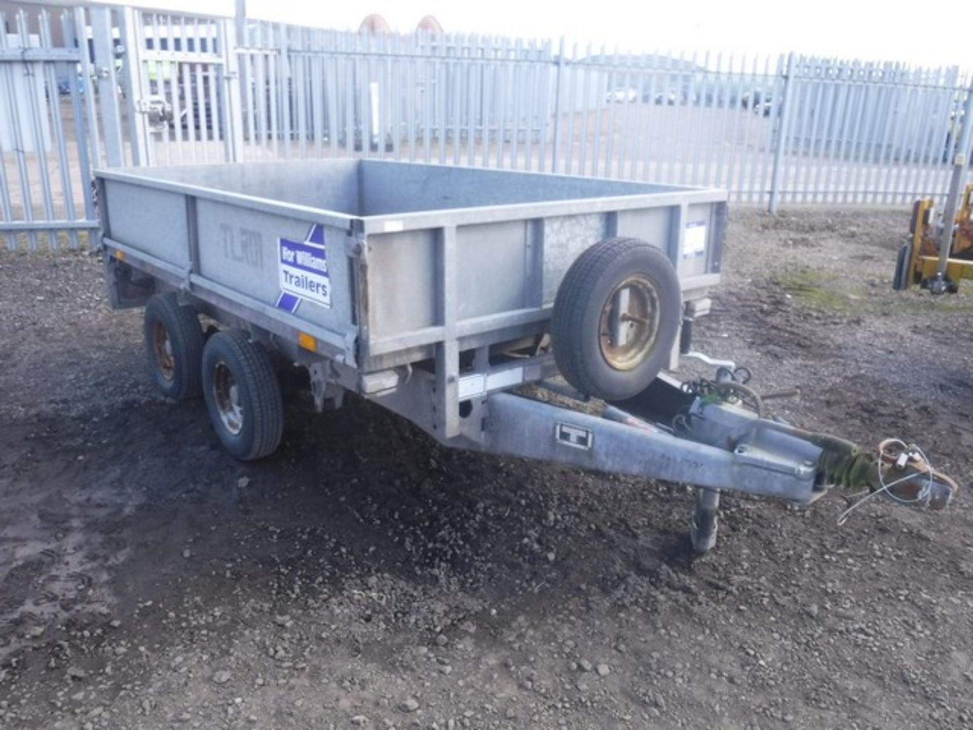IFOR WILLIAMS TRAILER TWIN WHEELS 9FTx6FT DROPSIDE BODY SN - SCK40000020339474 - Image 4 of 7