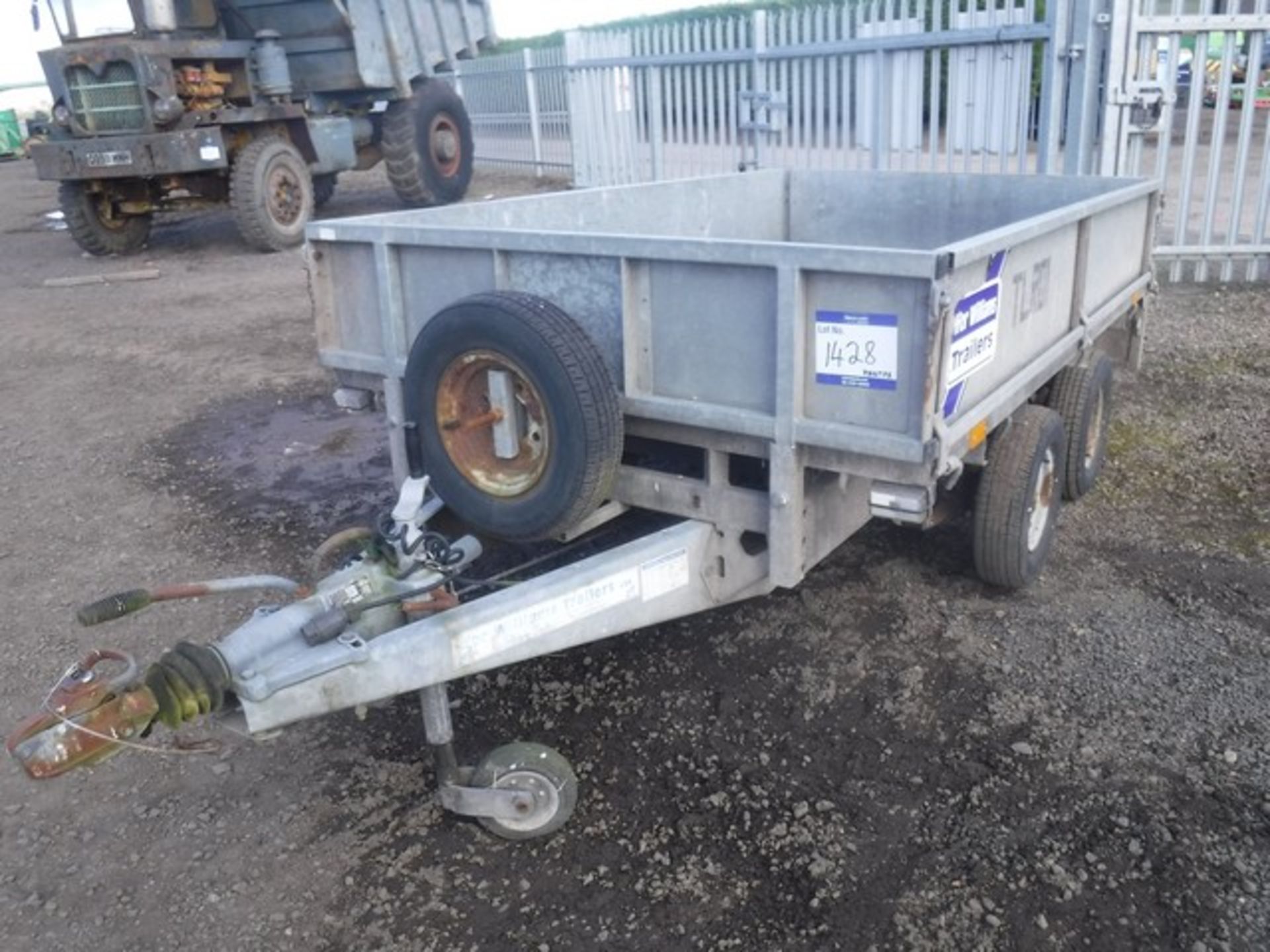 IFOR WILLIAMS TRAILER TWIN WHEELS 9FTx6FT DROPSIDE BODY SN - SCK40000020339474