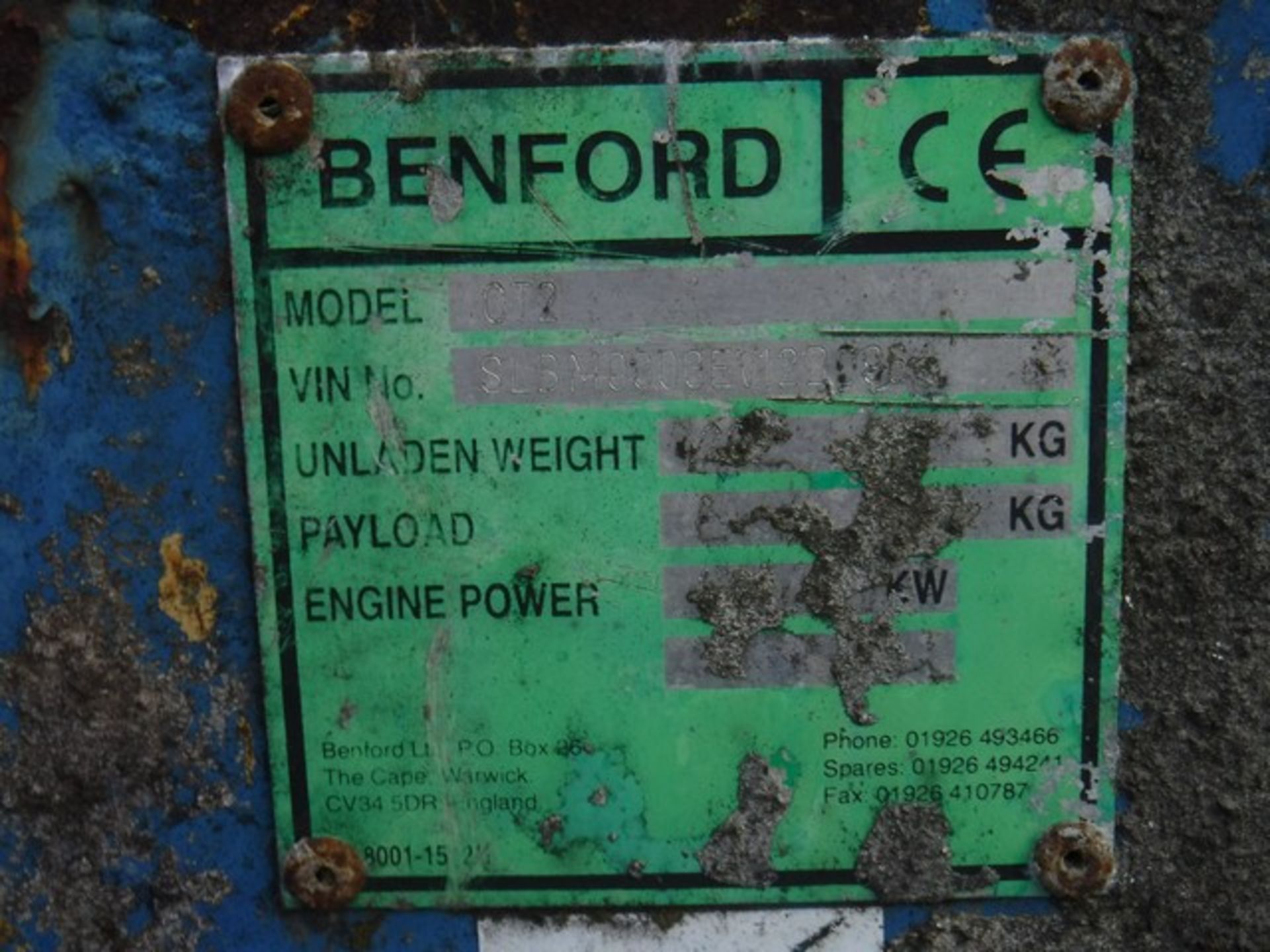 BENFORD PETROL CEMENT MIXER ON WHEELS - Image 3 of 4