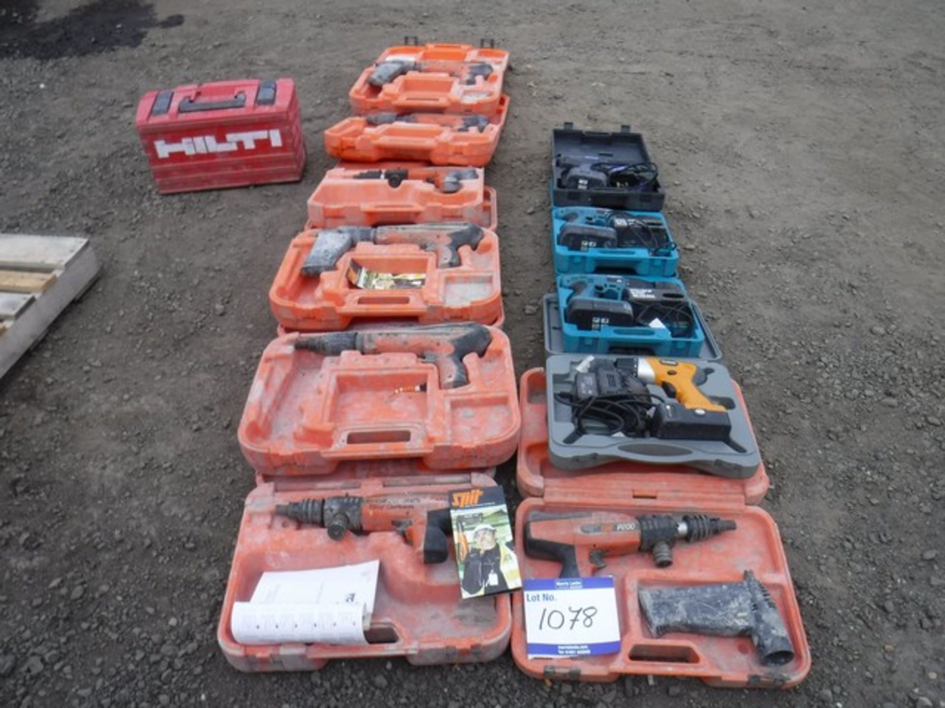 SPITFIRE P370 CARTRIDGE NAILER X7 BATTERY DRILLS X4