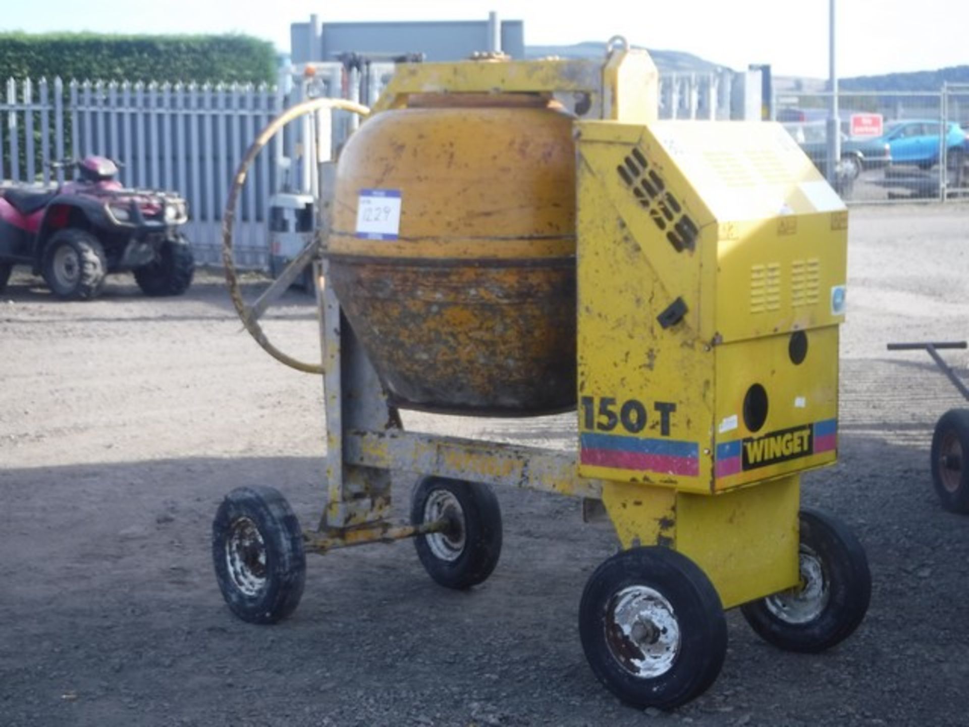 WINGET 150T 7/5 KEY START DIESEL CEMENT MIXER 2012