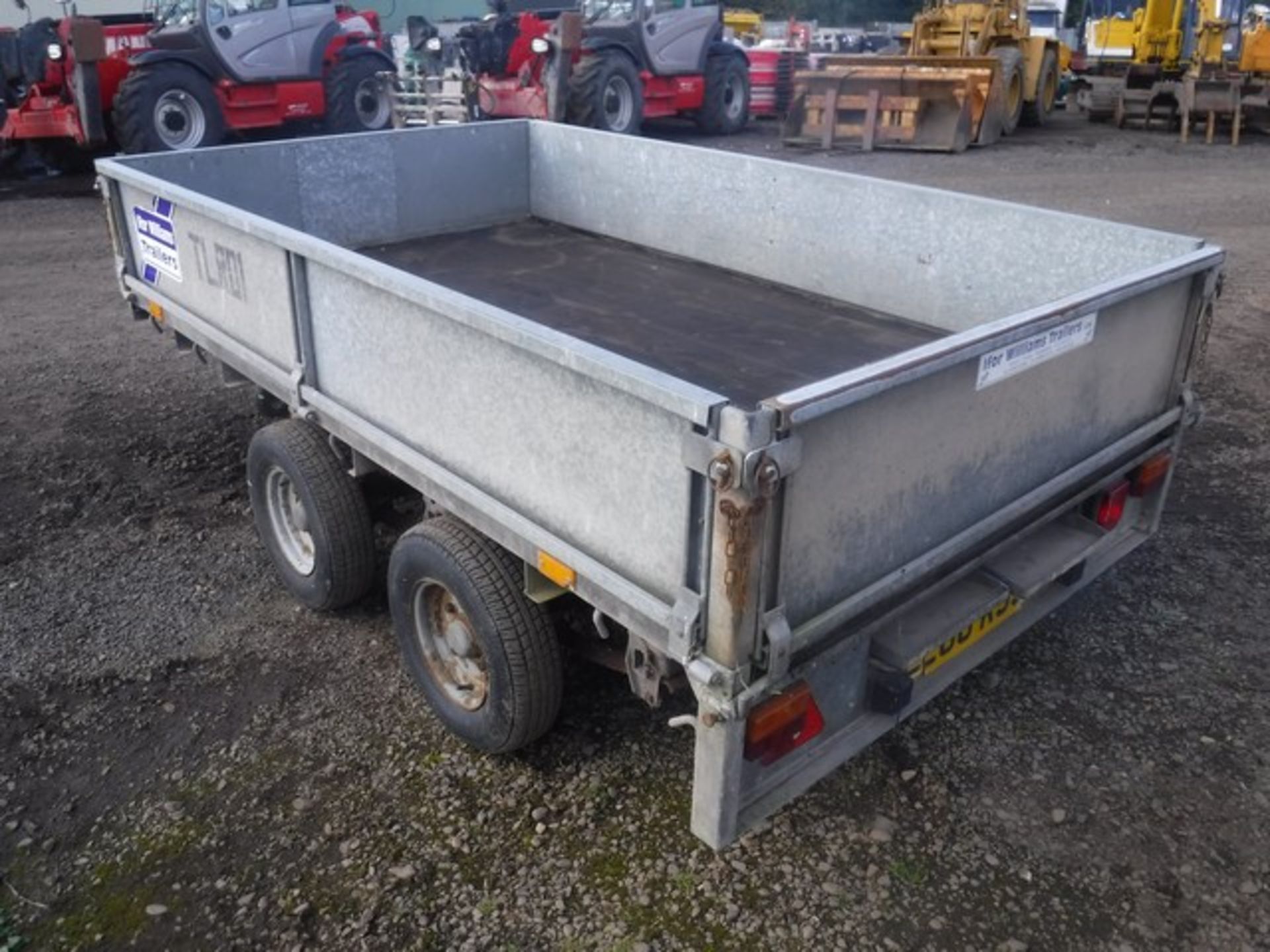 IFOR WILLIAMS TRAILER TWIN WHEELS 9FTx6FT DROPSIDE BODY SN - SCK40000020339474 - Image 7 of 7