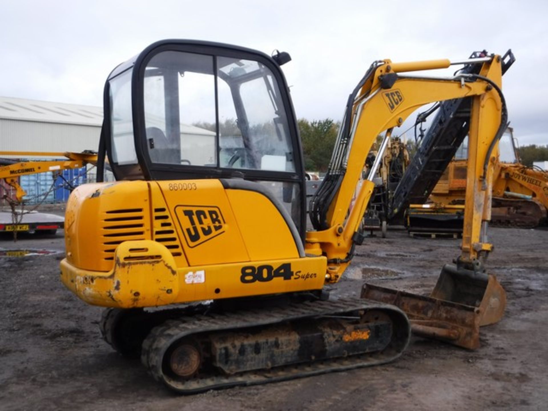 JCB 804 SUPER 2003 MINI DIGGER 3975HRS (NOT VERIFIED) - Image 4 of 9