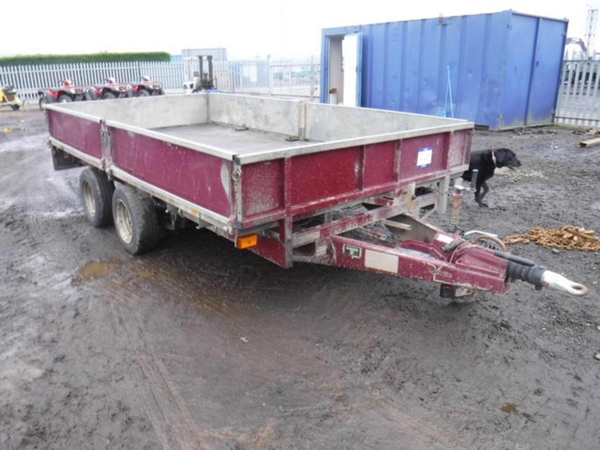 IFOR WILLIAMS FLAT BED 3.5FT TRAILER SN- A60936 - Image 2 of 5