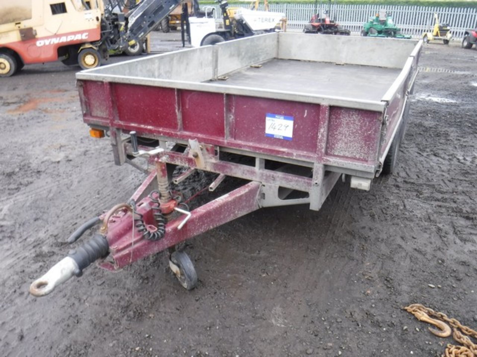 IFOR WILLIAMS FLAT BED 3.5FT TRAILER SN- A60936