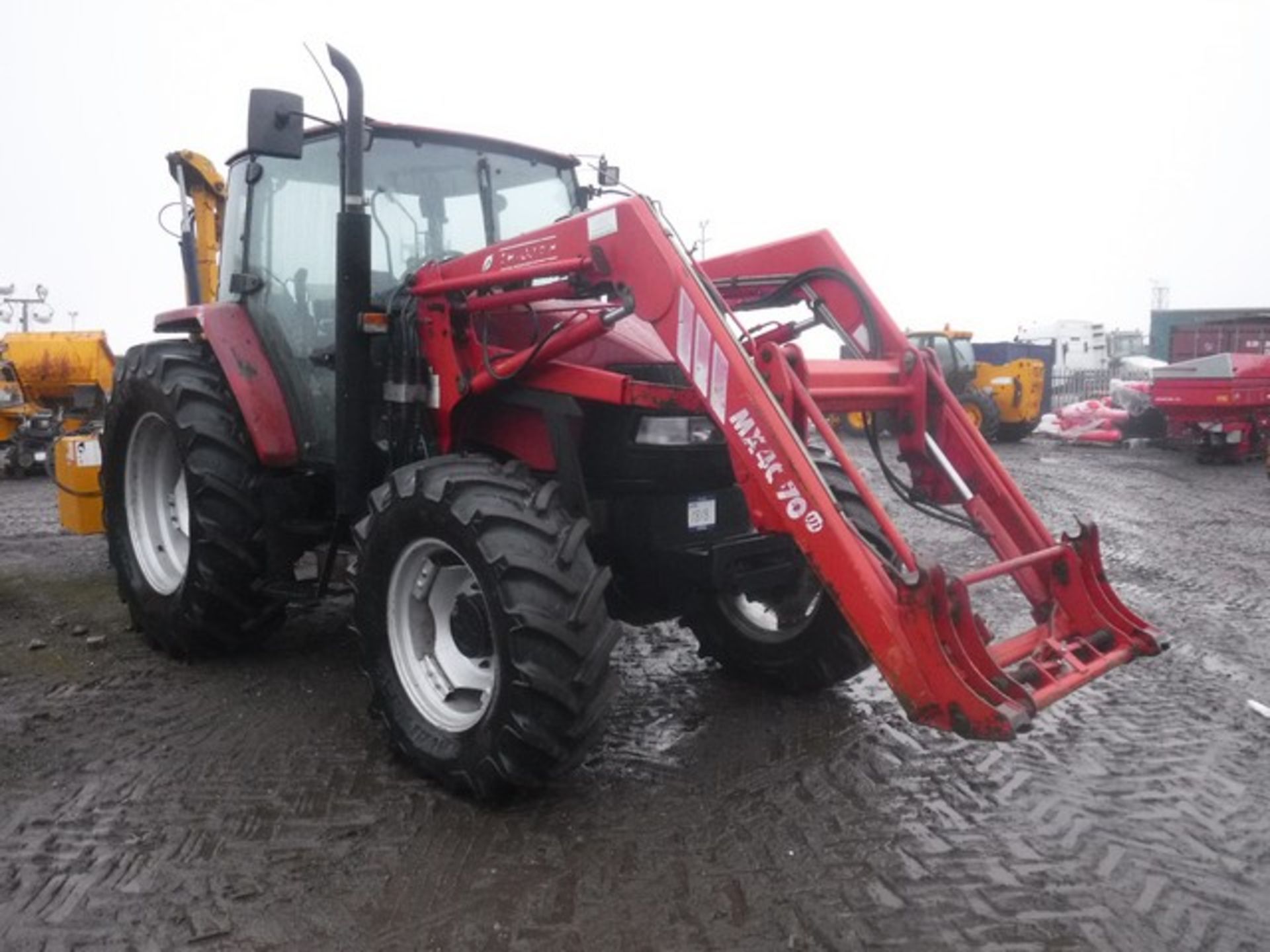 CASE CX90 TRACTOR C/W LOADER 6646 hrs (NOT VERIFIED) YEAR 2000 REG - Y418EBB SERIAL NO - JKJ246353