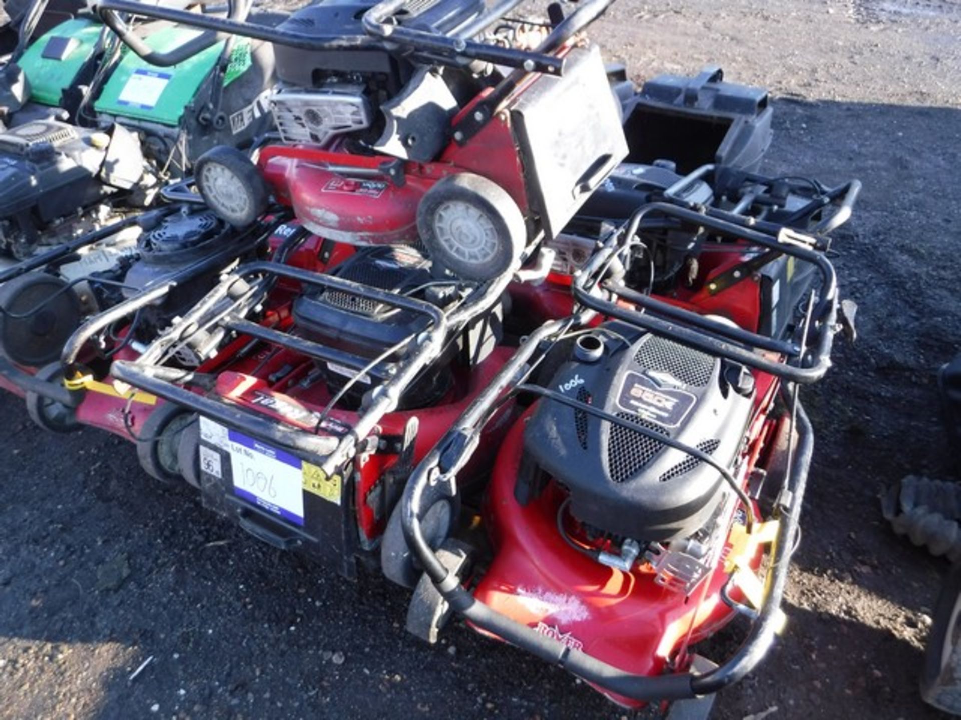 ROVER REGAL LAWN MOWERS BRIGGS AND STRATTON ENGINE C/W GRASS BOX x5