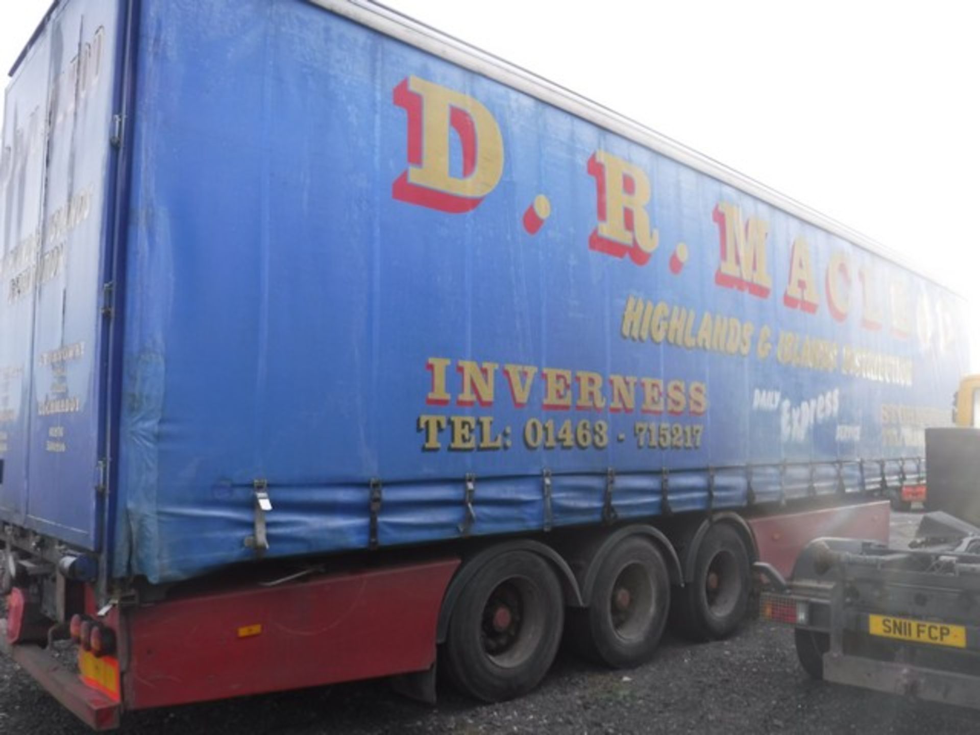 SDC TRIAXLE CURTAIN SIDED ON AIR TRAILER YEAR 2007 REG - C229049 MOT 30.11.19 - Image 7 of 7