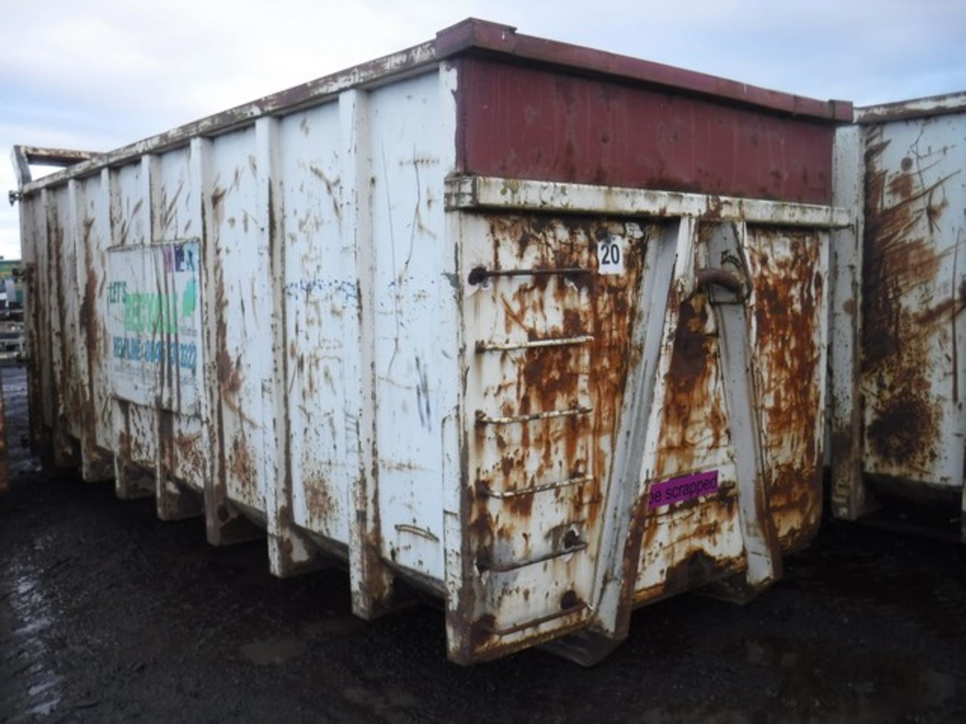 OPEN TOP SKIP - 7FT x 19FT - Image 2 of 2