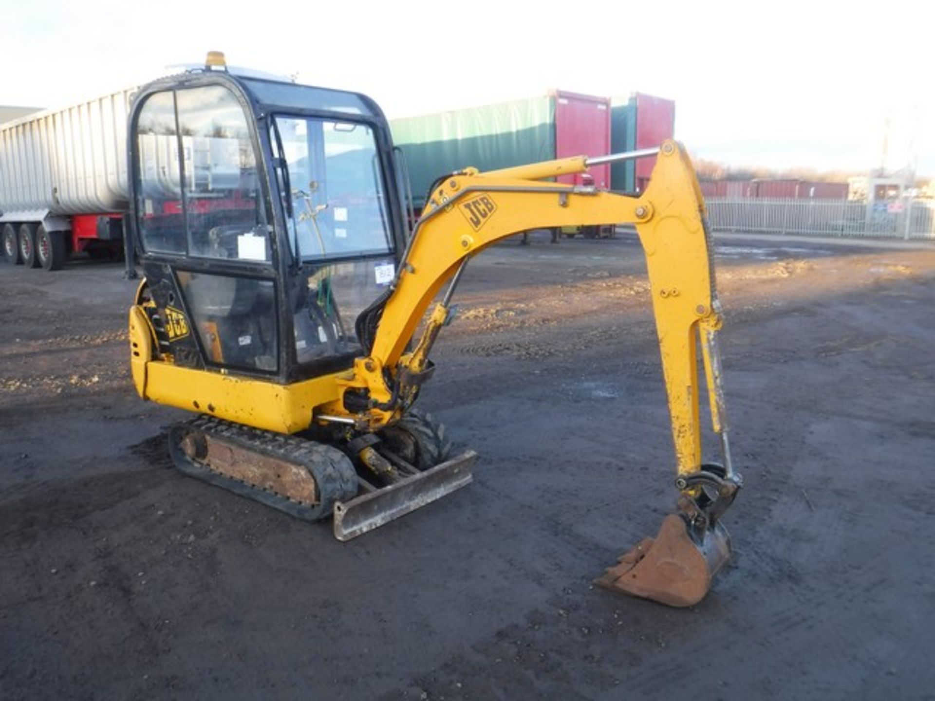 1999 JCB mini excavator c/w one bucket. S/N 731468 - Bild 2 aus 10