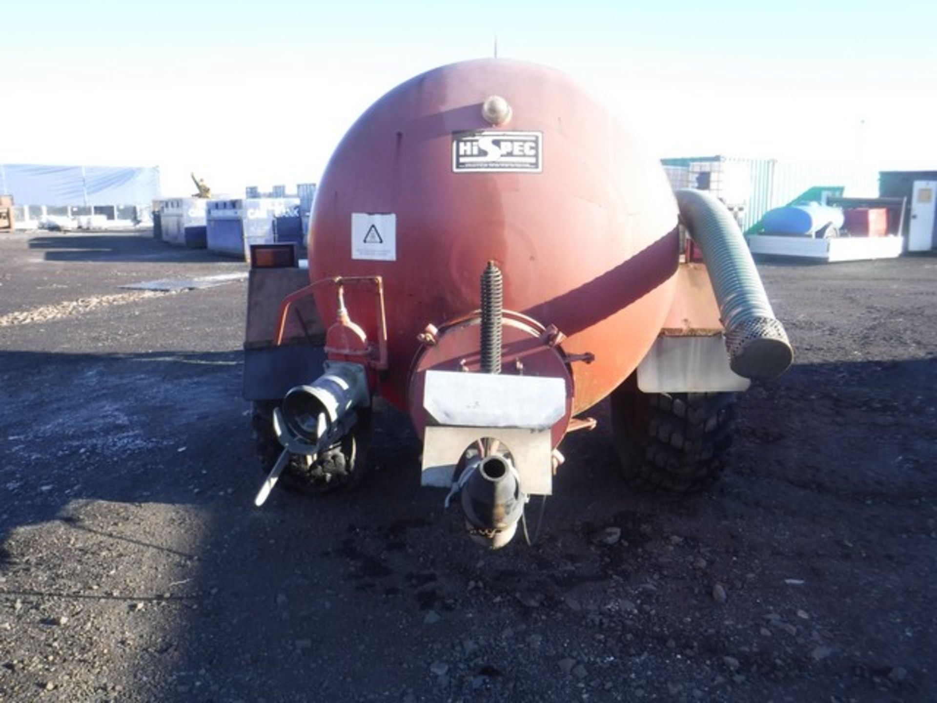 HI SPEC 1600 orange bowser with pto driven pump S/N1083 - Bild 3 aus 6