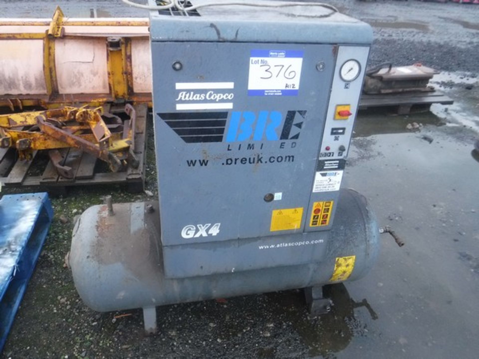 2004 ATLAS COPCO GX4 compressor 1756 hrs (not checked)SN - AII642856