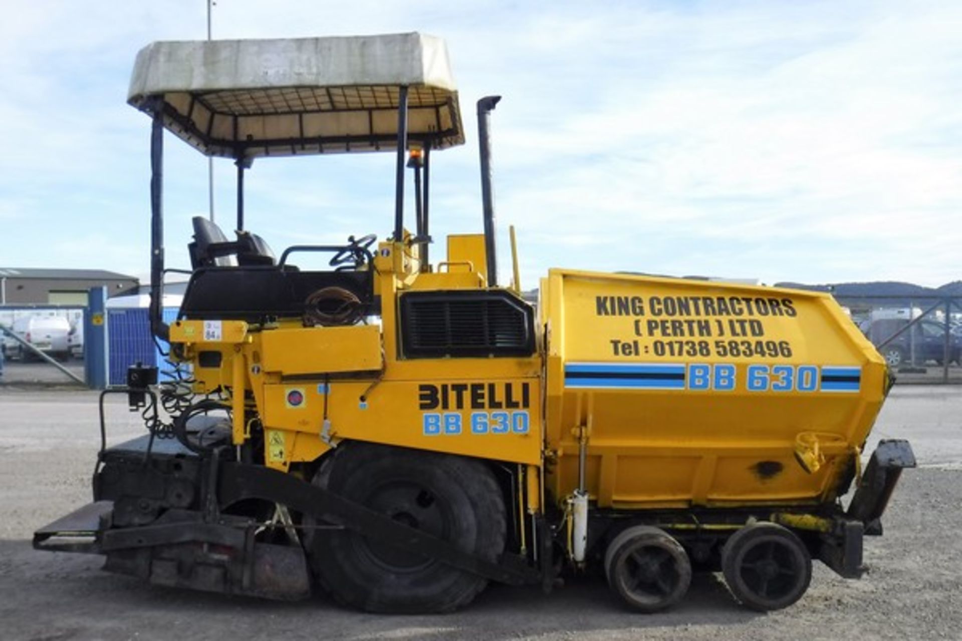 2000 BITELLI BB630 paver s/n 000924, 7528hrs (not verified)