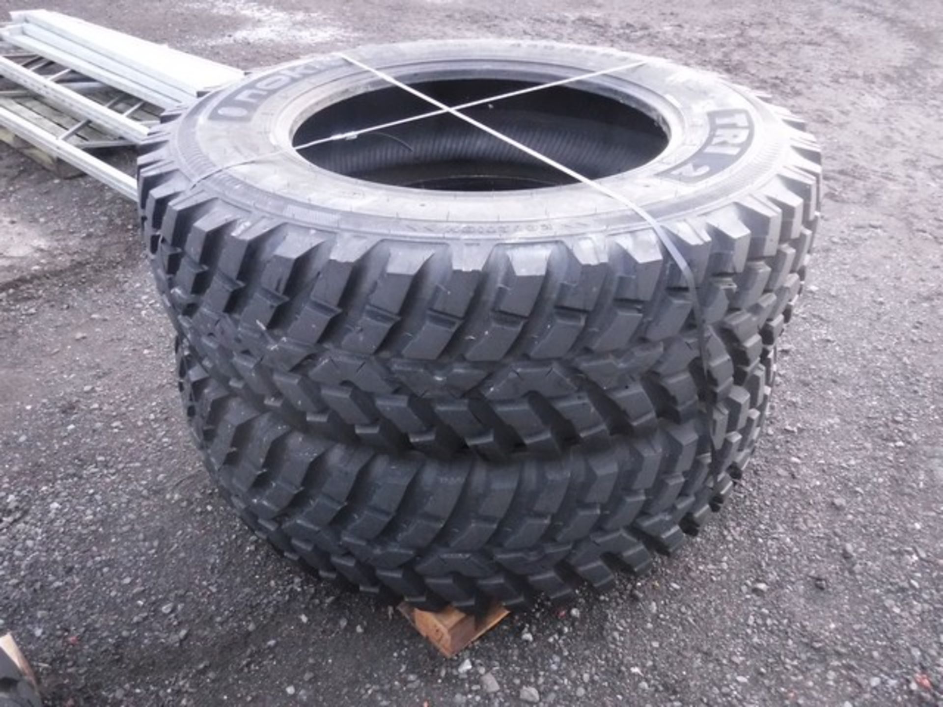 NOKIAN TRI 2 tyres, 440/80/R34, 80% wear left.