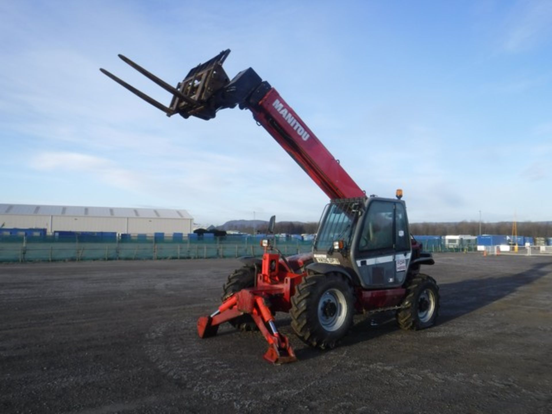 2006 MANITOU MT1534 telehandler c/w pallet forks. CE marked. Lift capacity 3500kg. Max reach 14mReg