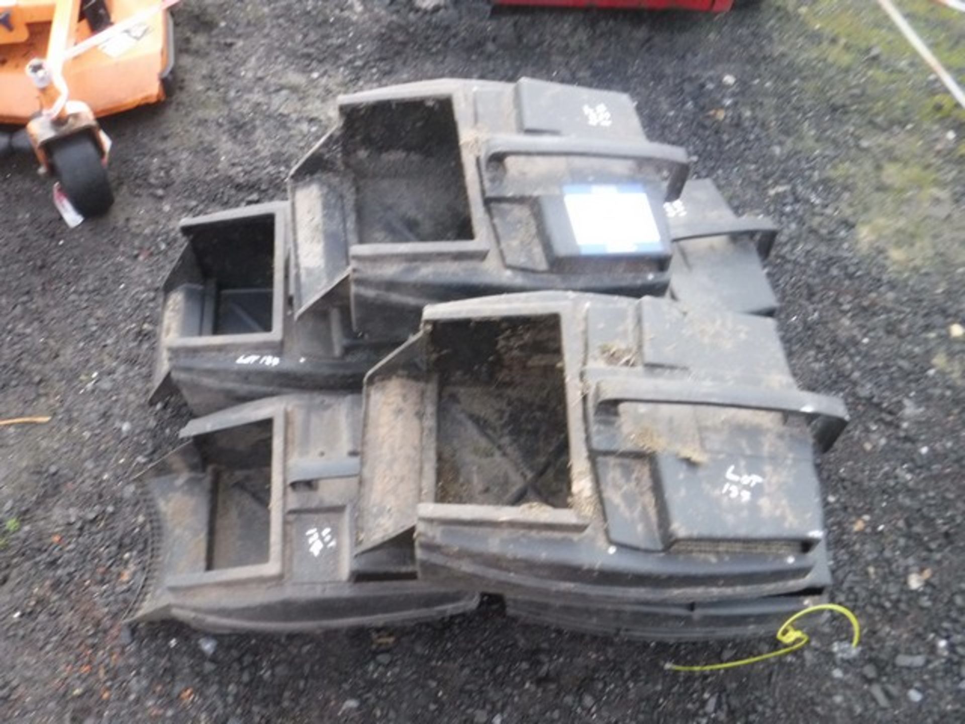 6 x Grass boxes for Rover mowers
