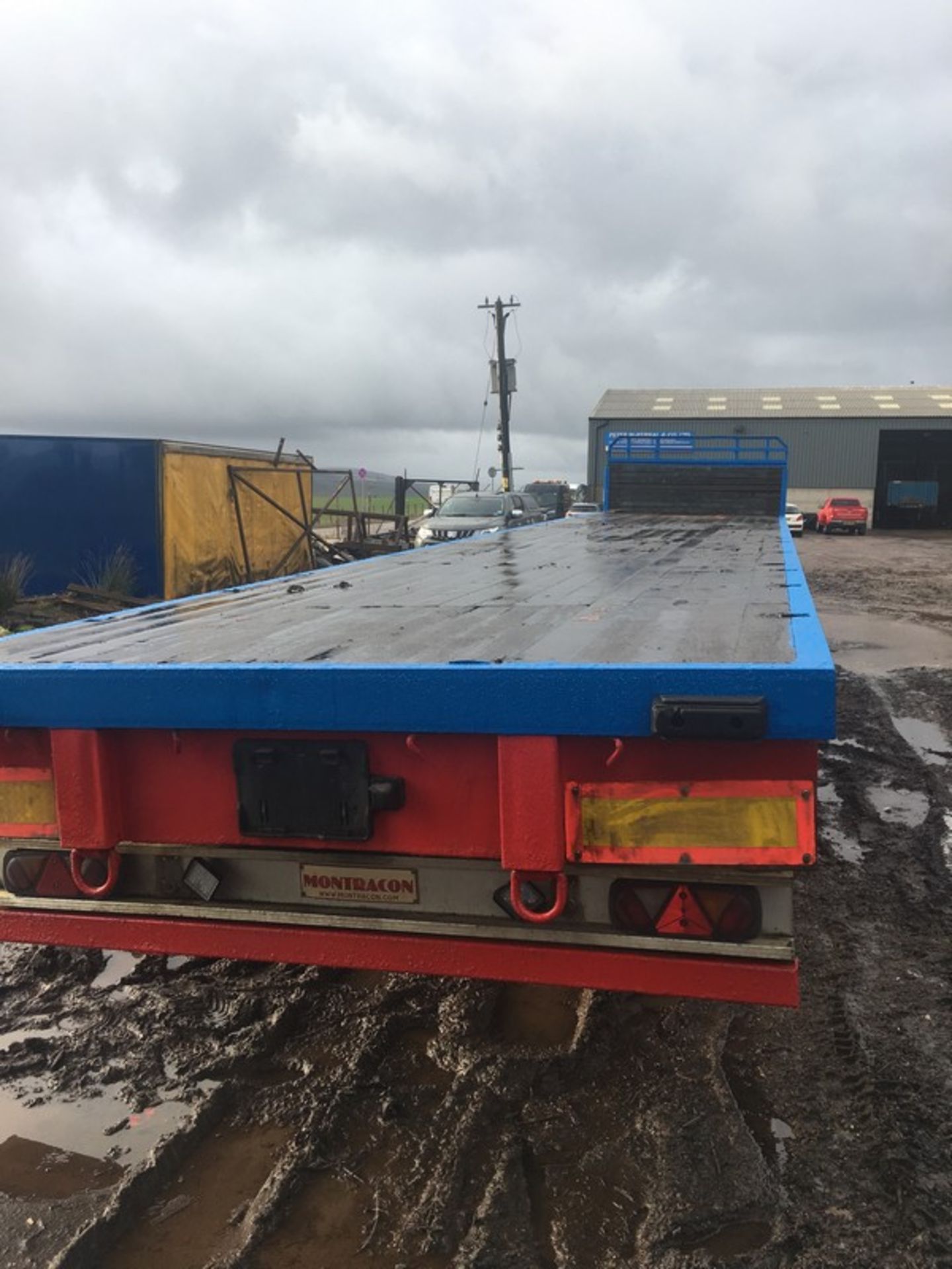 2007 MONTRACON flat timber trailer. MOT 31.03.19. Reg No C244889S/N SMRF3AXXX7NO24544. - Image 2 of 2