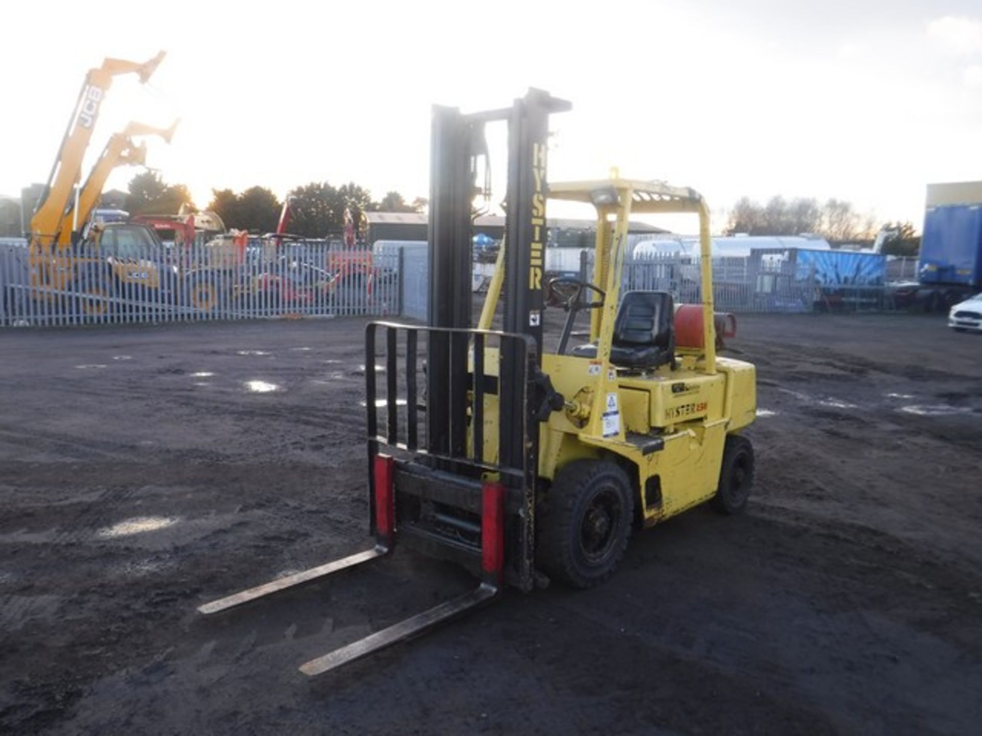 1989 HYSTER H2.50XL 2.5 tone gas forklift c/w side shift. S/NA177B36136K 650hrs (not verified) - Bild 2 aus 11