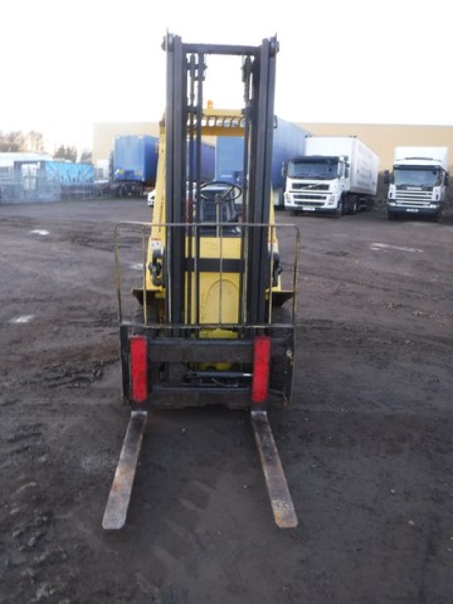 1989 HYSTER H2.50XL 2.5 tone gas forklift c/w side shift. S/NA177B36136K 650hrs (not verified) - Image 3 of 11