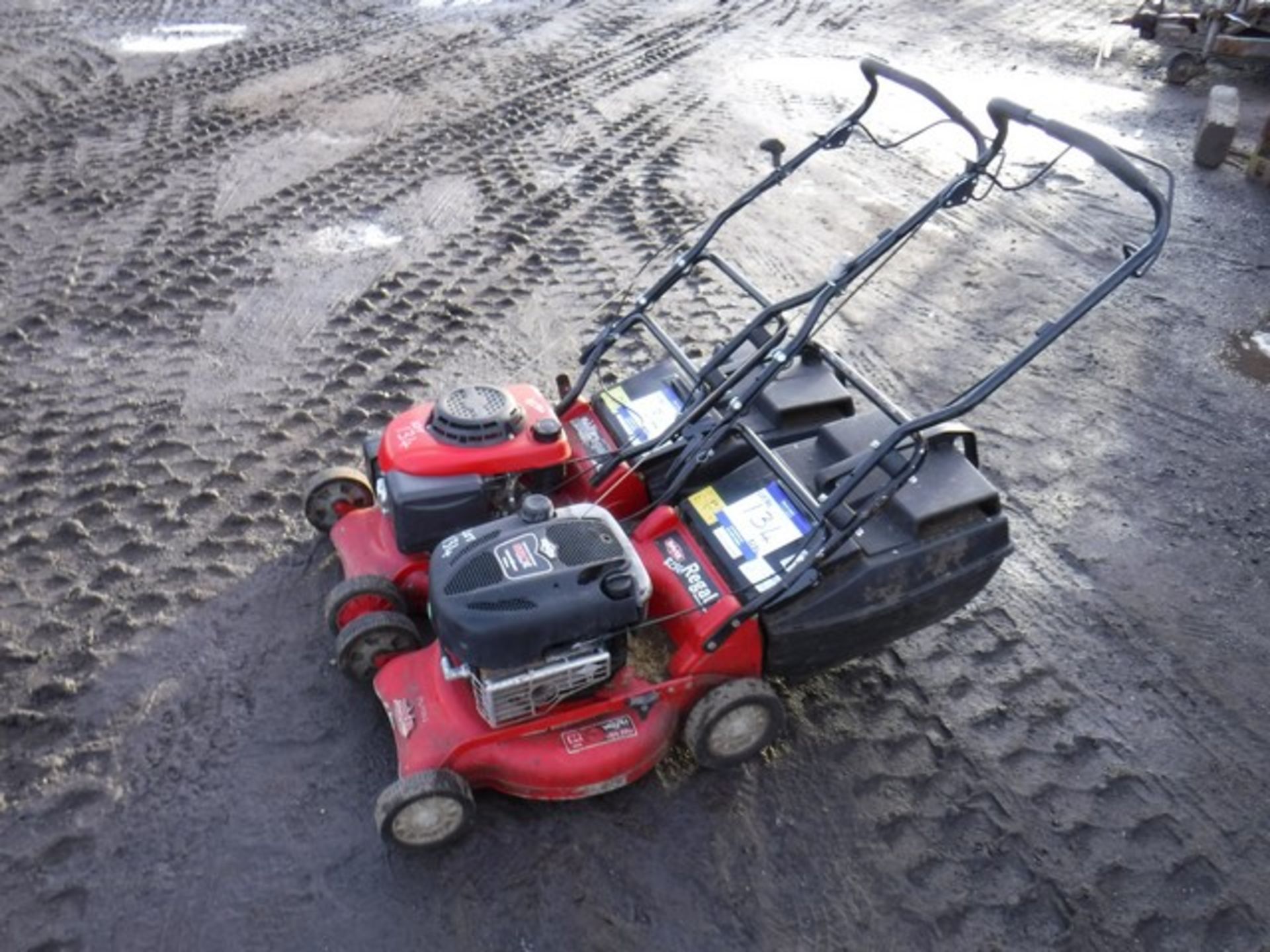 2 x ROVER REGAL mowers c/w back boxes