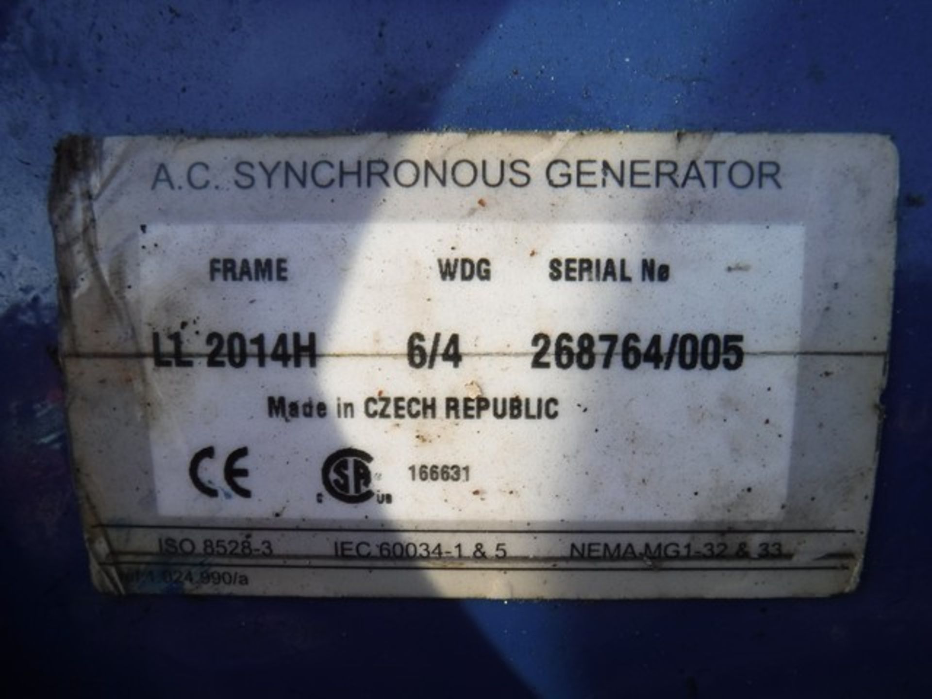 2011 F.G.Wilson P35-2S diesel generator on twin axle trailer **ACCIDENT DAMAGED** spares or repair I - Bild 4 aus 6