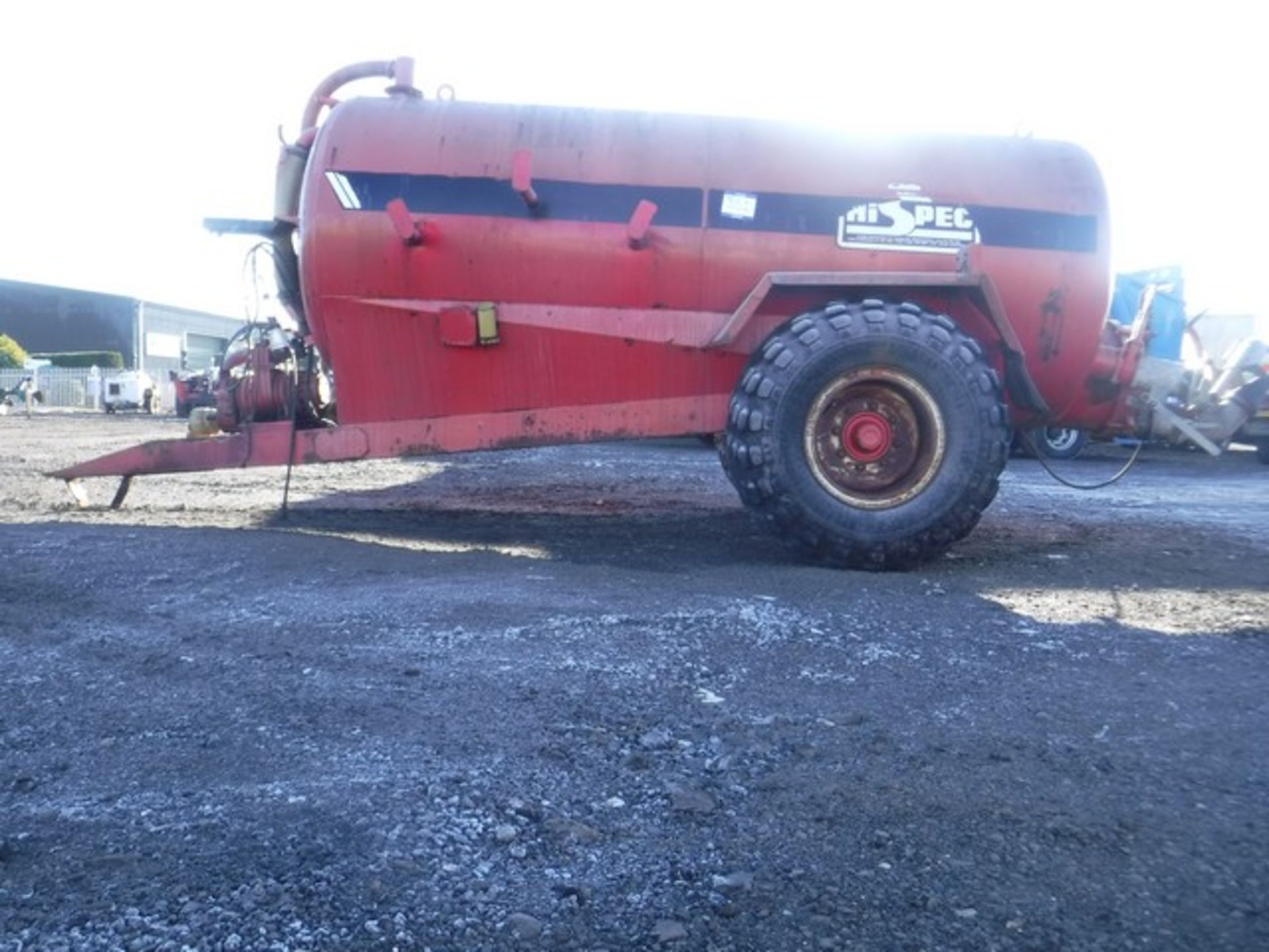 HI SPEC 1600 orange bowser with pto driven pump S/N1083 - Image 4 of 6