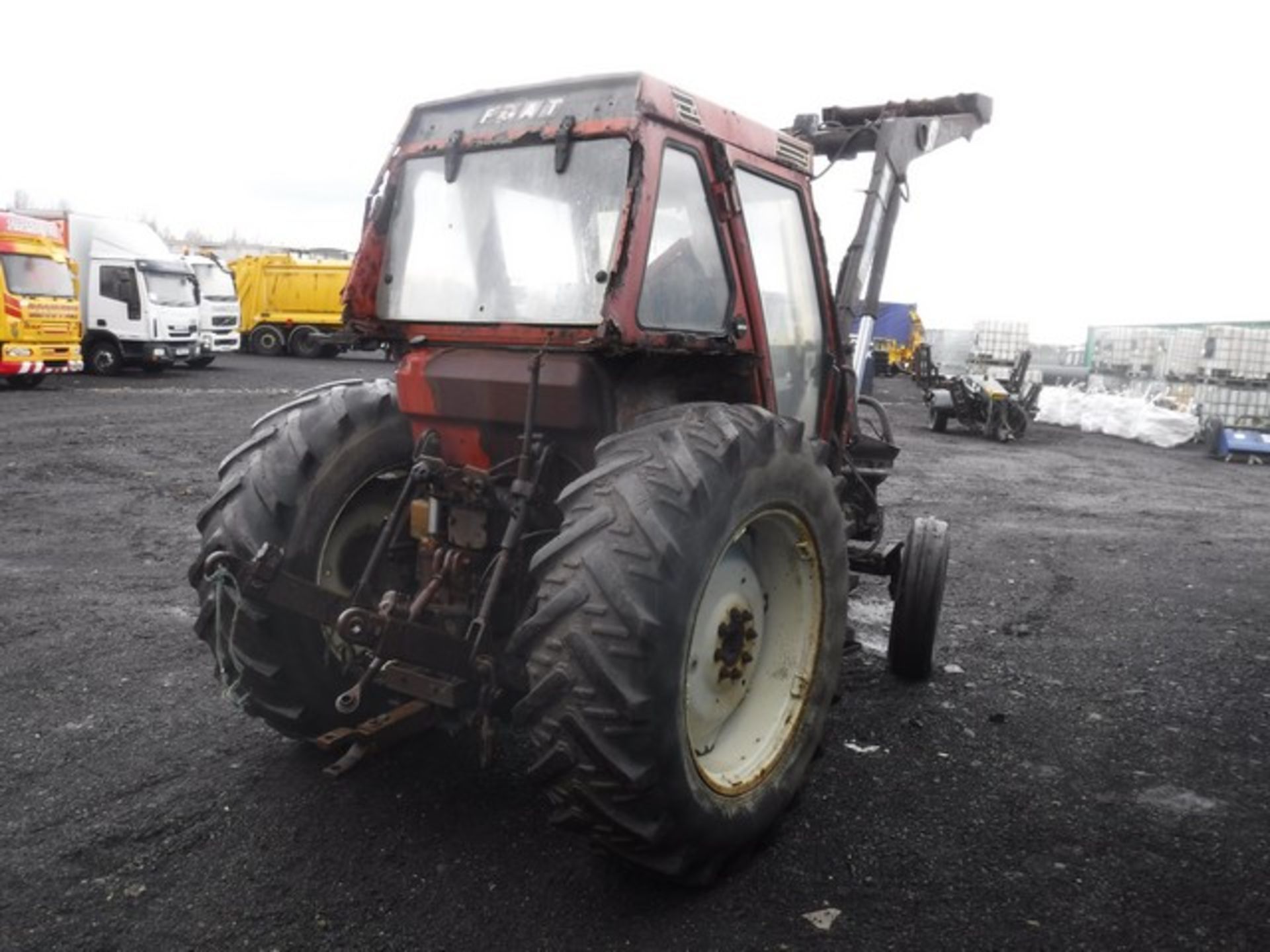 FIAT 780 tractor c/w Quicke 2300 Epower loader 4866hrsS/N 12V852873 - Image 2 of 7