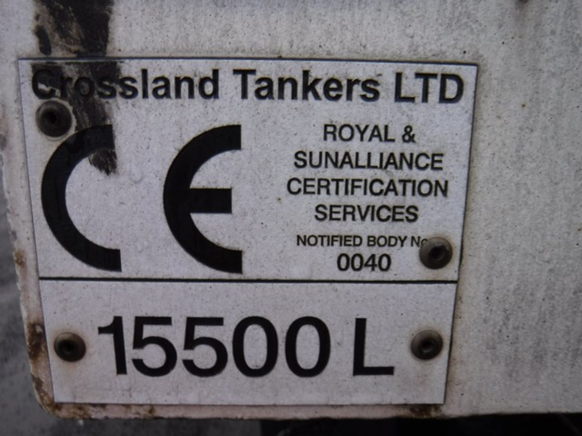 CROSSLAND 33000 LITRE Asset No. - C273862. Tested 31.03.19 - Image 4 of 8