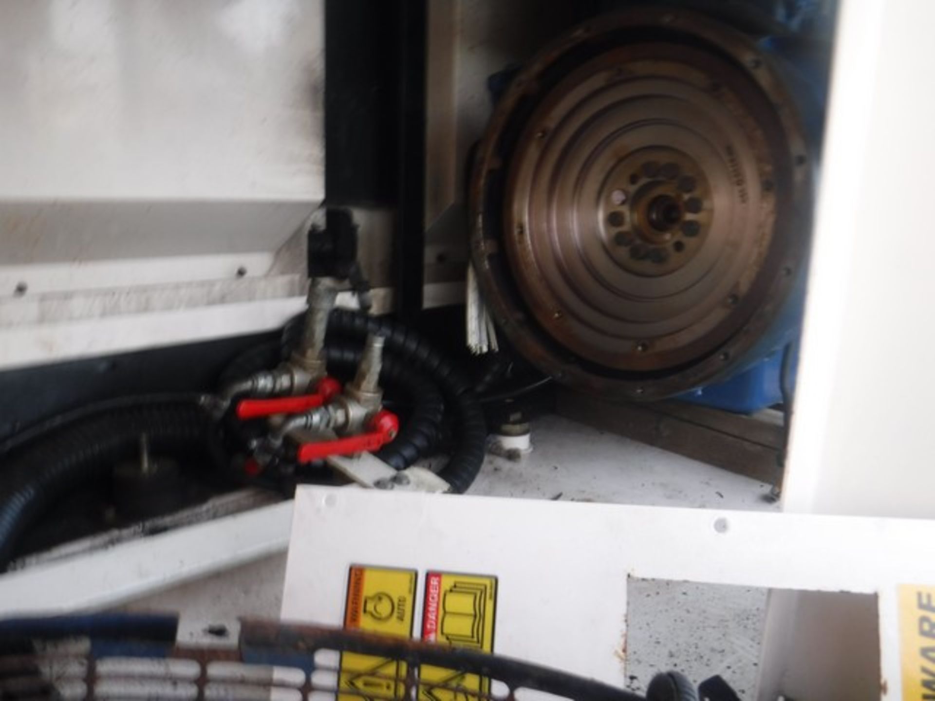 Generator **ENGINE ONLY** on twin axle trailer. Generator and control box have been removed ID no. 1 - Image 6 of 11