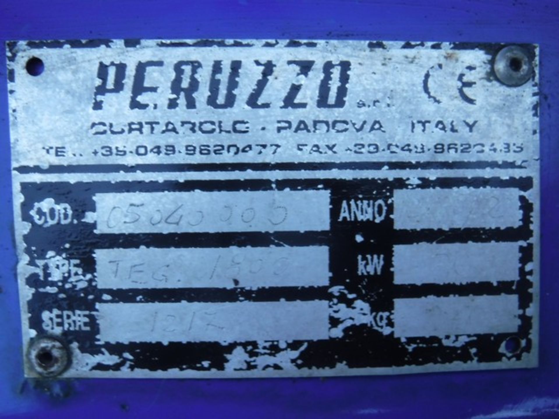 PERUZZO TEG 1800 flail mower - Image 3 of 3