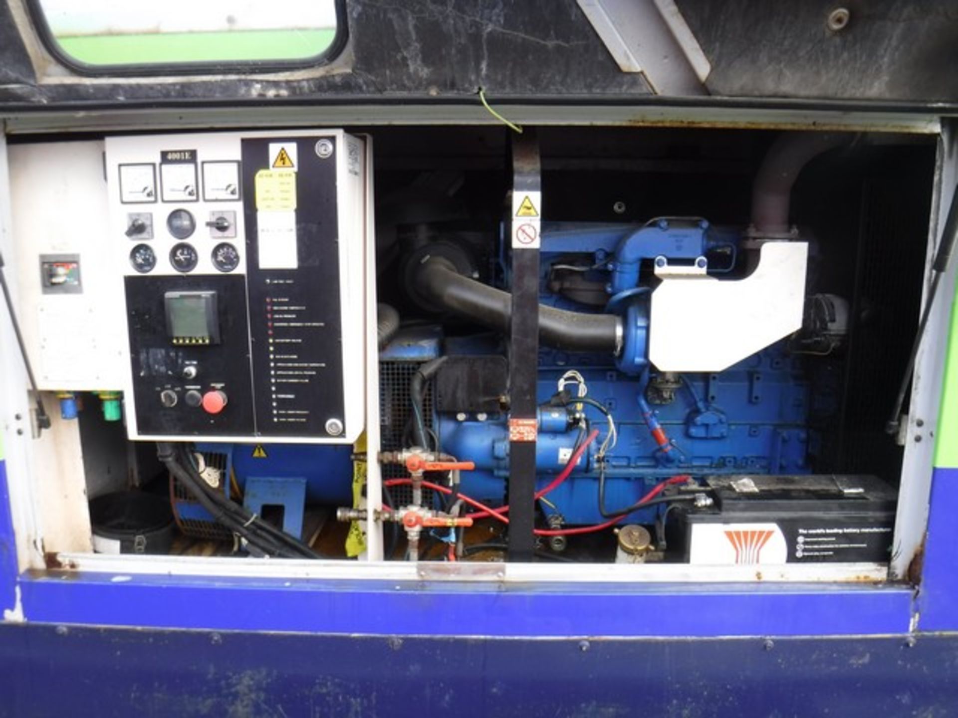 F.G.Wilson LCH 100KVA diesel generator on twin axle trailer 17977 hrs (not verified)ID no. 60-26 S/N - Image 5 of 9