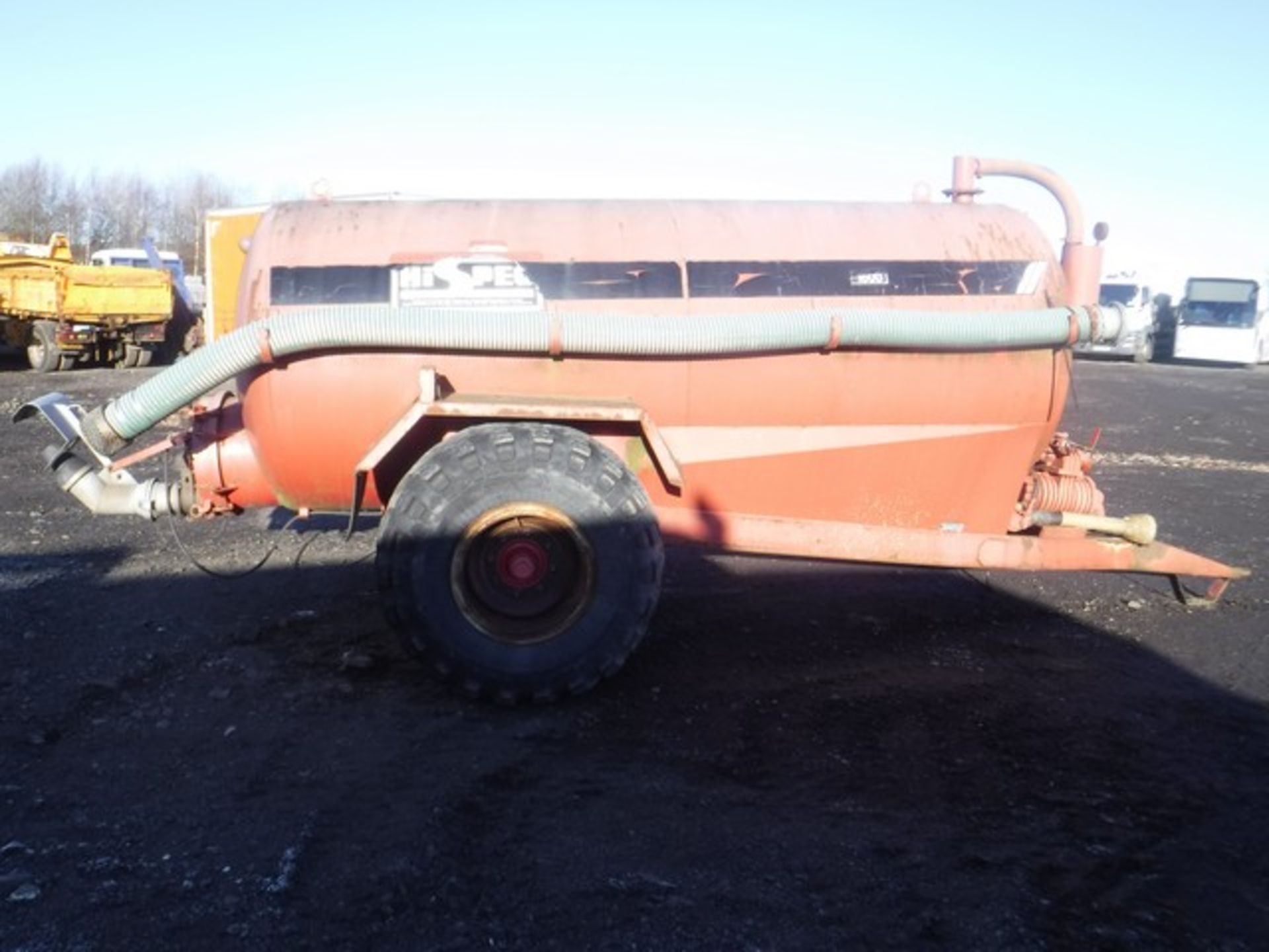 HI SPEC 1600 orange bowser with pto driven pump S/N1083 - Bild 2 aus 6