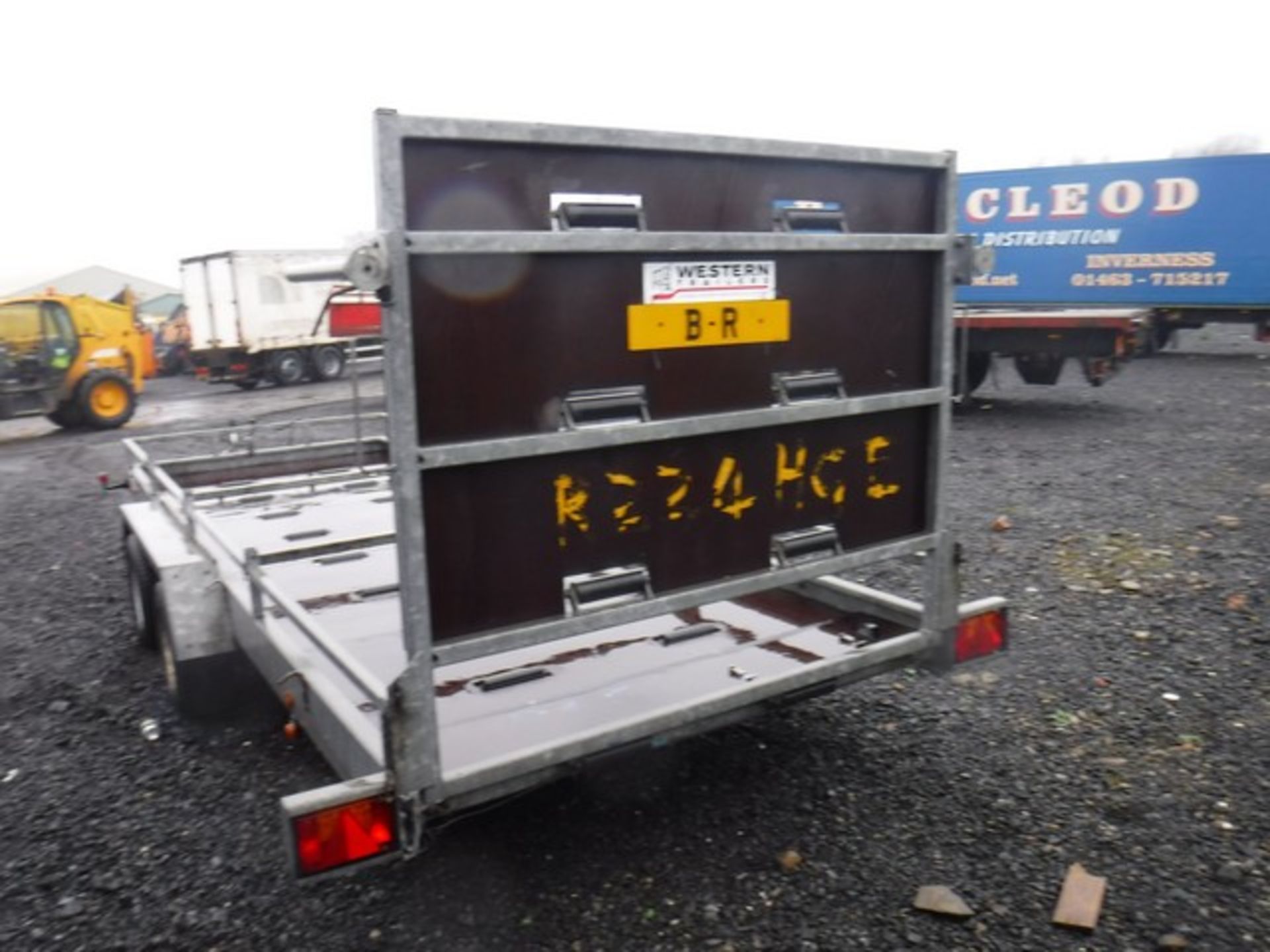 1999 WESTERN TRAILERS 18' x 6' twin axle trailer c/w 5ft ramp. VIN - SEWTTRT203B97637/2. Asset - 700 - Bild 2 aus 5