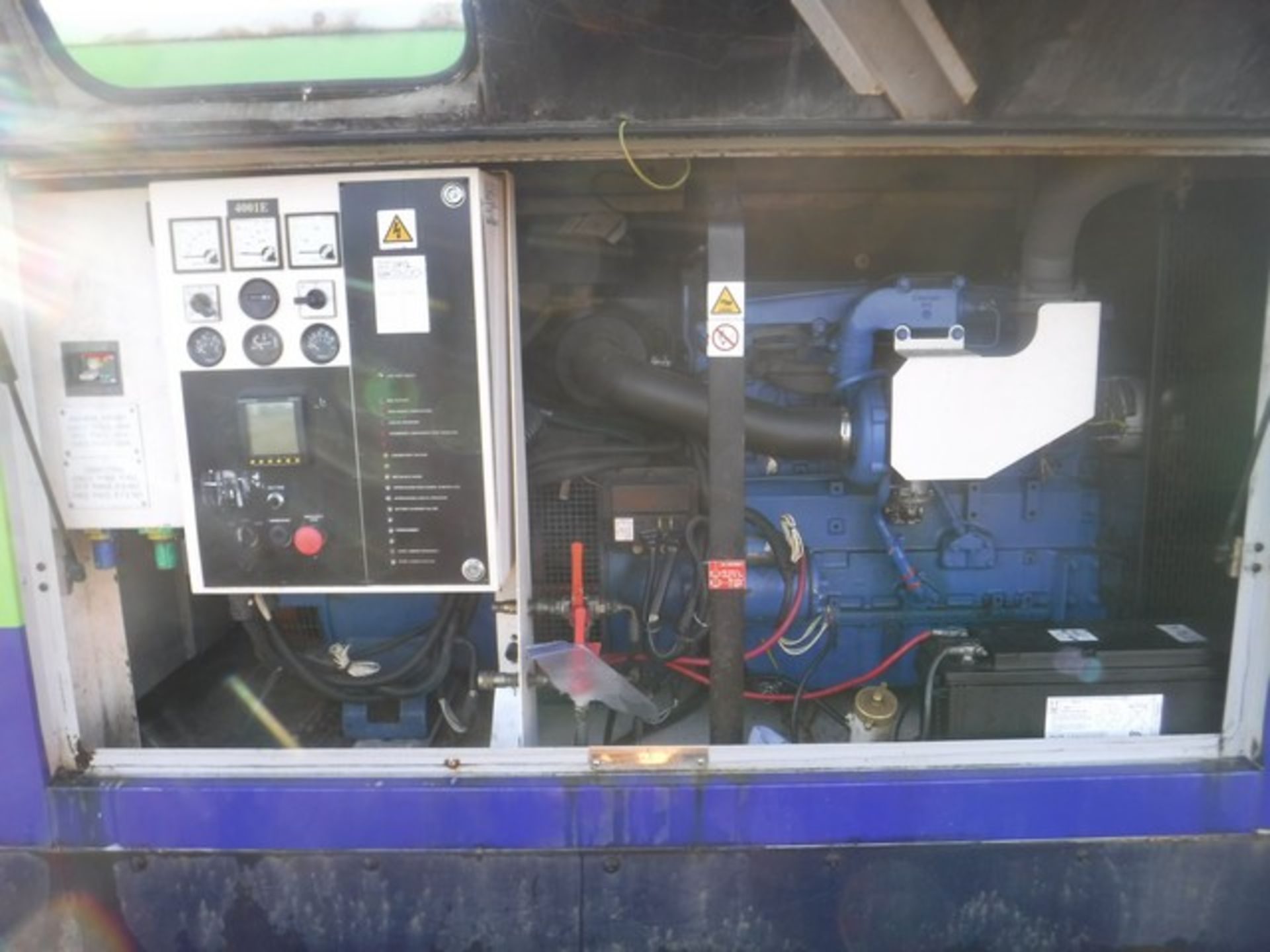 F.G.Wilson LCH 100KVA diesel generator on twin axle trailer 22177 hrs (not verified)ID no. 100-4 S/N - Image 5 of 9