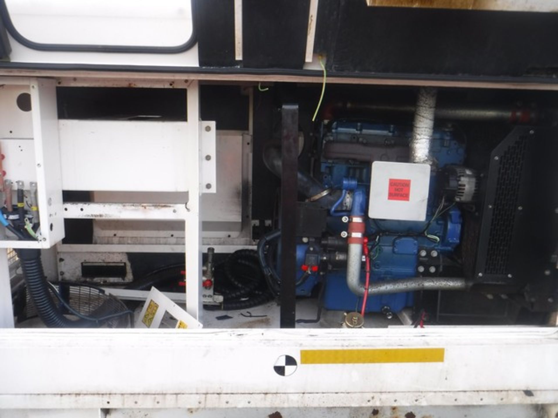 Generator **ENGINE ONLY** on twin axle trailer. Generator and control box have been removed ID no. 1 - Image 5 of 11