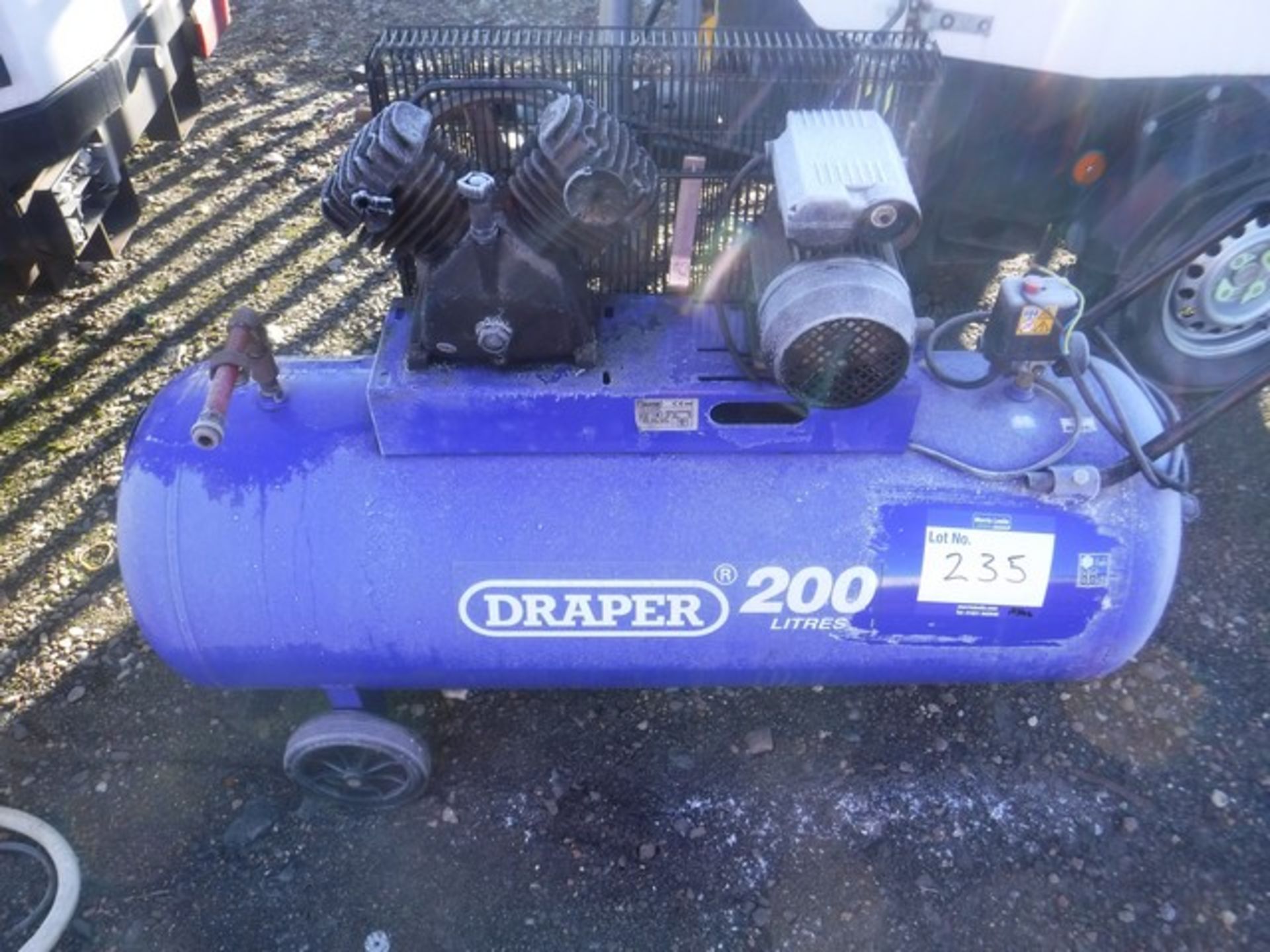 DRAPER 200ltr air compressor