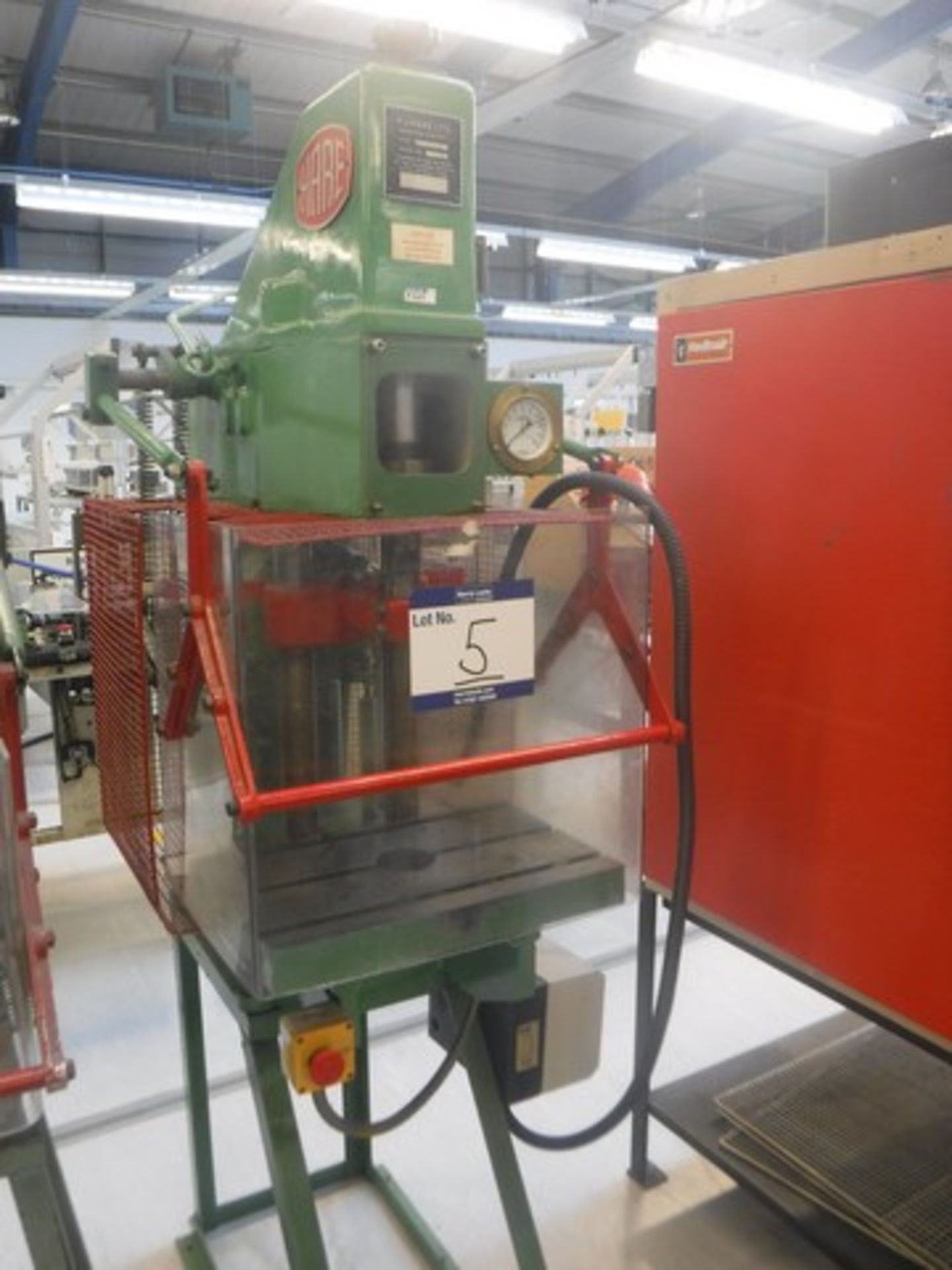HARE 5BS hydraulic press SN - 7148 - Bild 2 aus 3