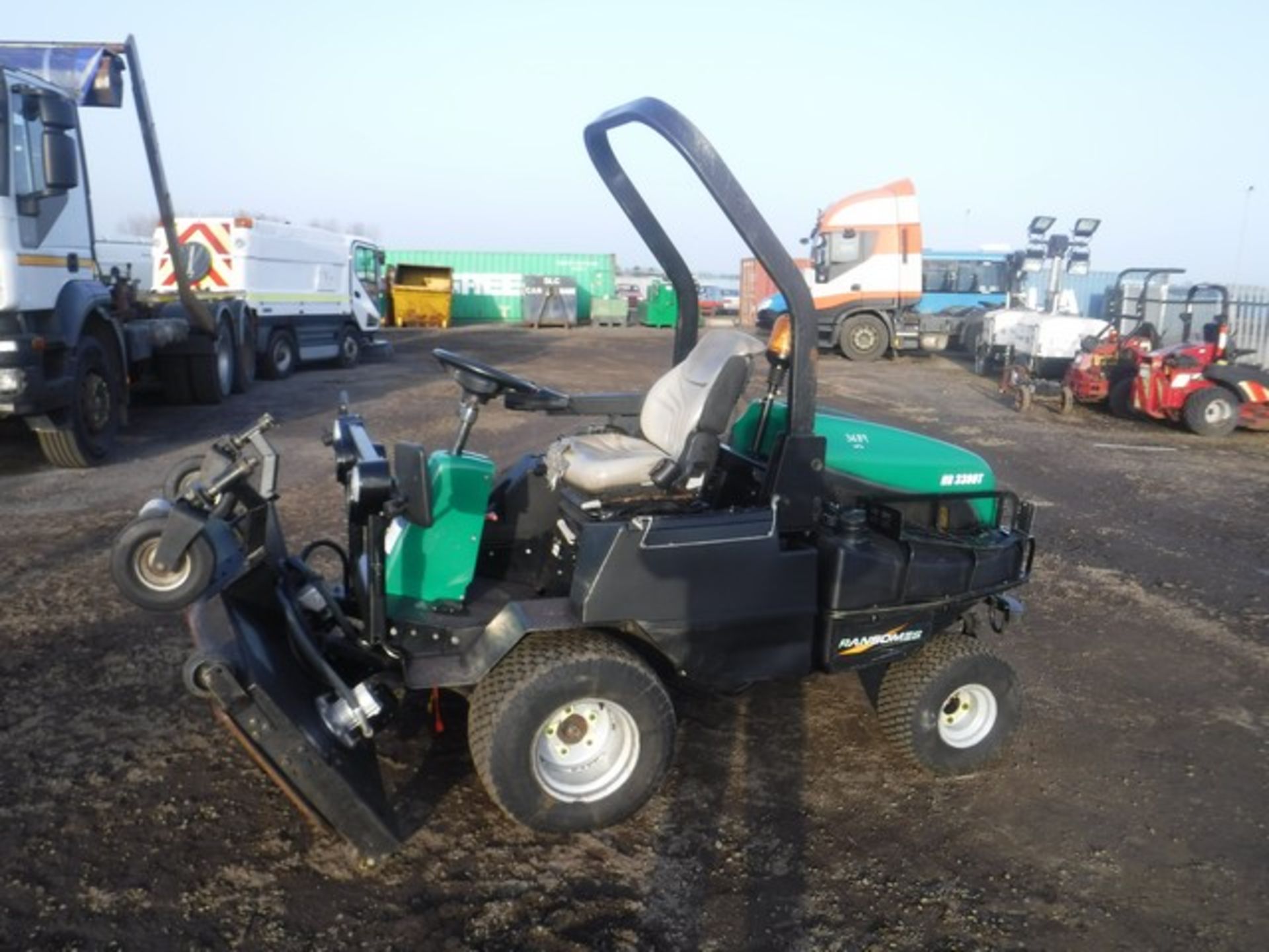 2010 RANSOMES HR 3300T diesel rotary ride on mower. REG NO SF10 GRK. FL NO CP3689. 3543 HRS