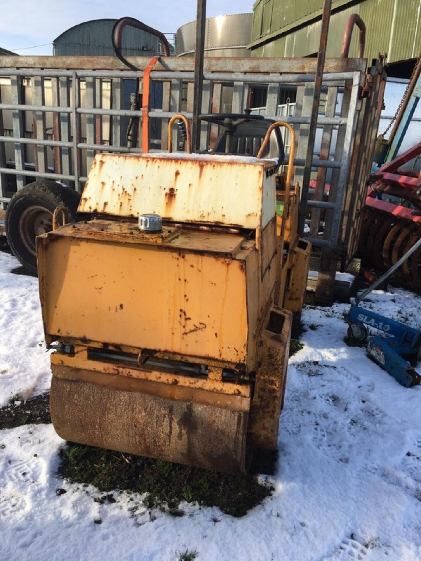 BENFORD 800 double drum roller, key start. . **To be sold from Errol auction site. Viewing and uplif