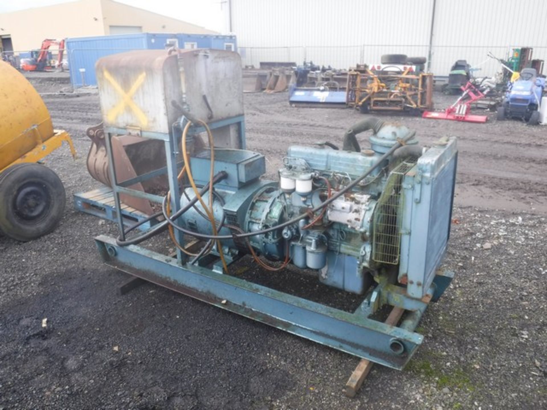 Jf McFarlane 39.5KVA ford engined generator on skids - Bild 2 aus 6