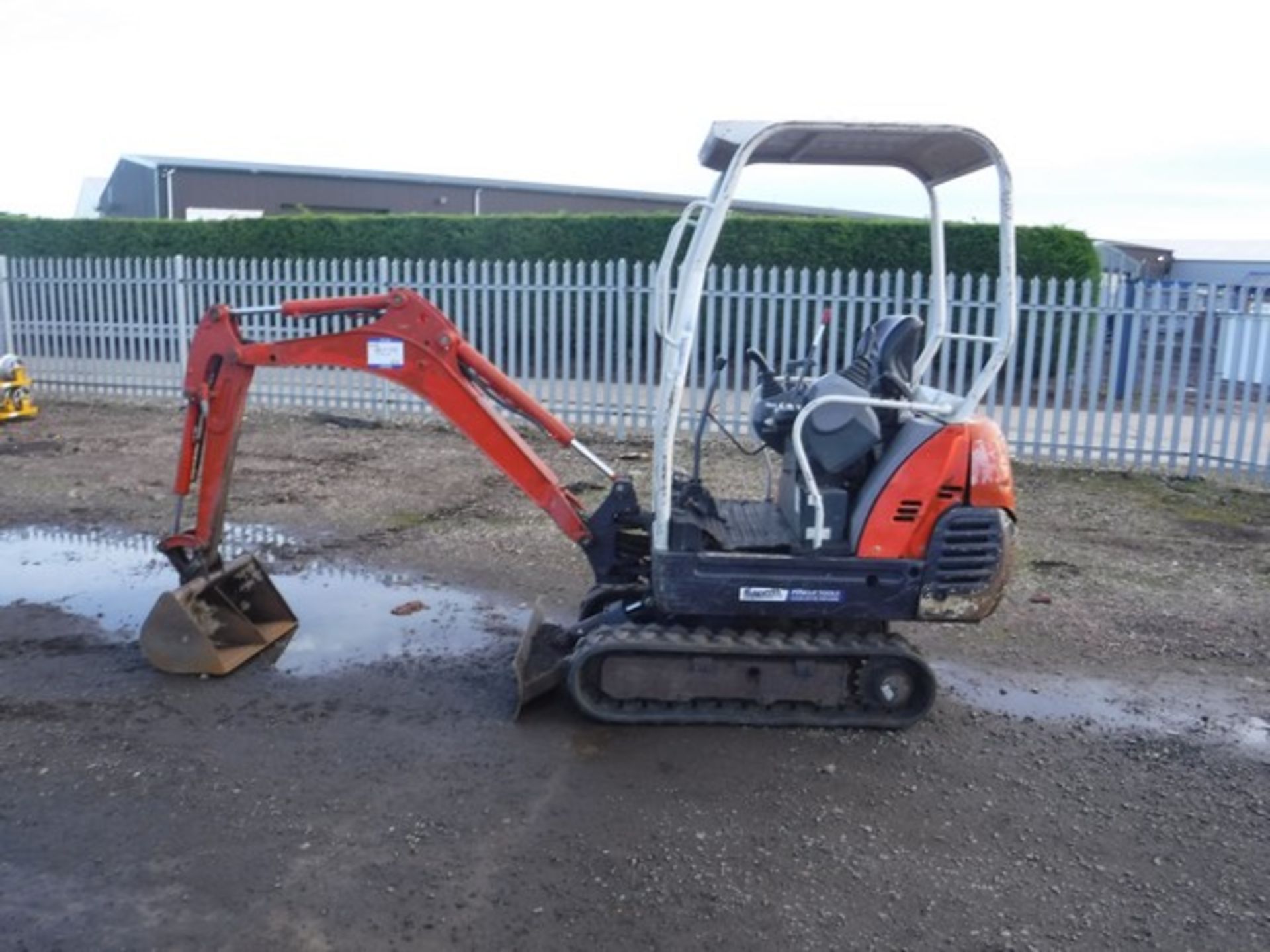 KUBOTA KX36 c/w rubber tracks 3675 hrs (not verified)SN - WKFRGB0037056784 - Image 7 of 12