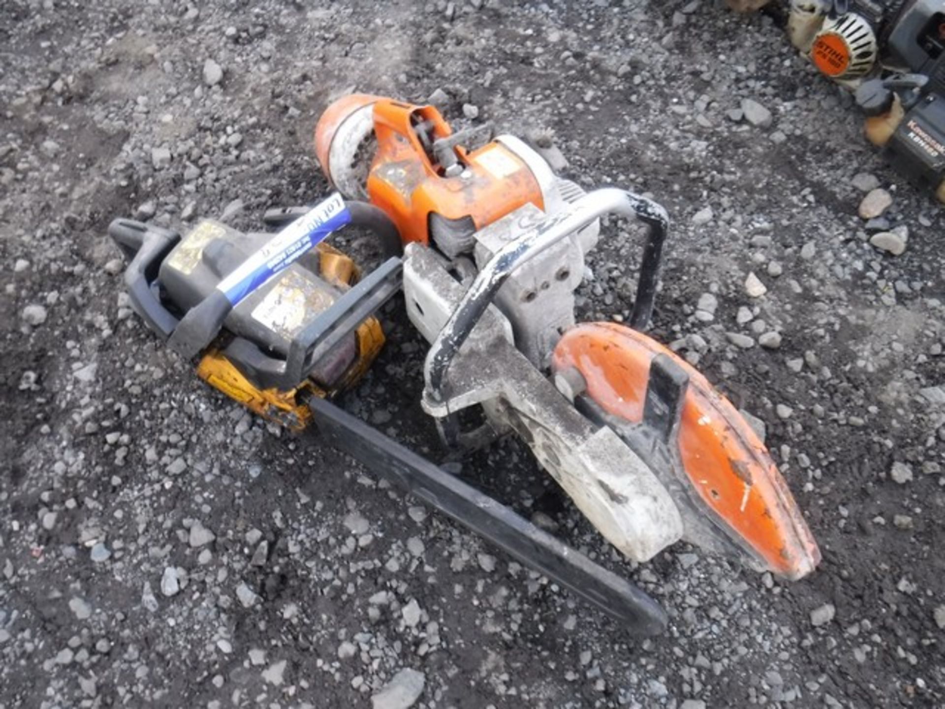 STIHL disc cutter and McCulloch chain shaw