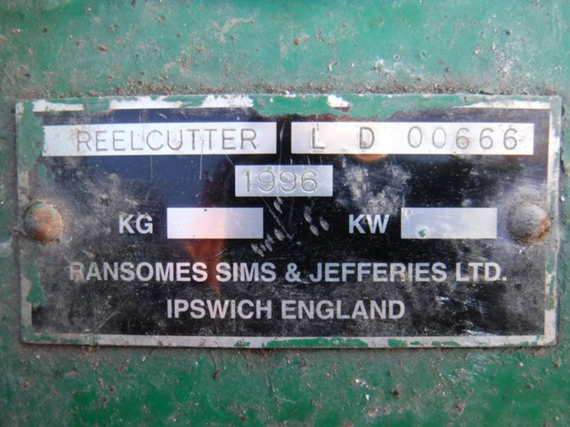 RANSOMES reelcutter with Kubota 8hp engine. - Image 3 of 3