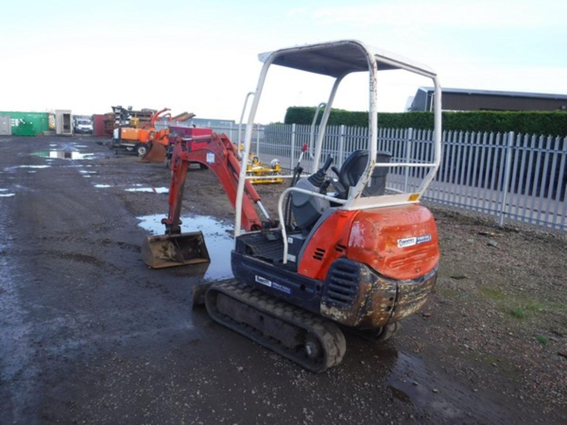 KUBOTA KX36 c/w rubber tracks 3675 hrs (not verified)SN - WKFRGB0037056784 - Image 6 of 12