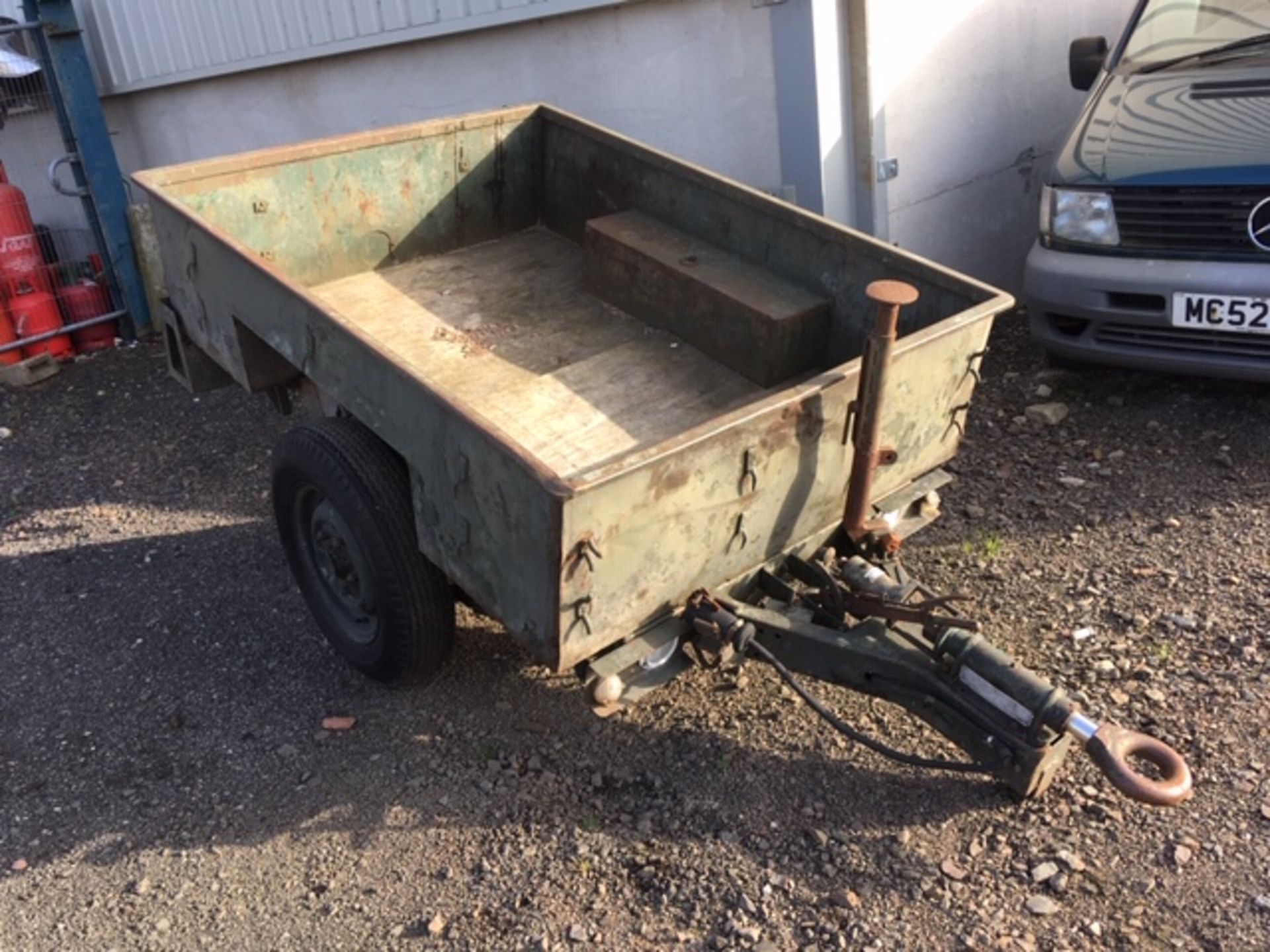 SANKEY ex military trailer. S/N PV236