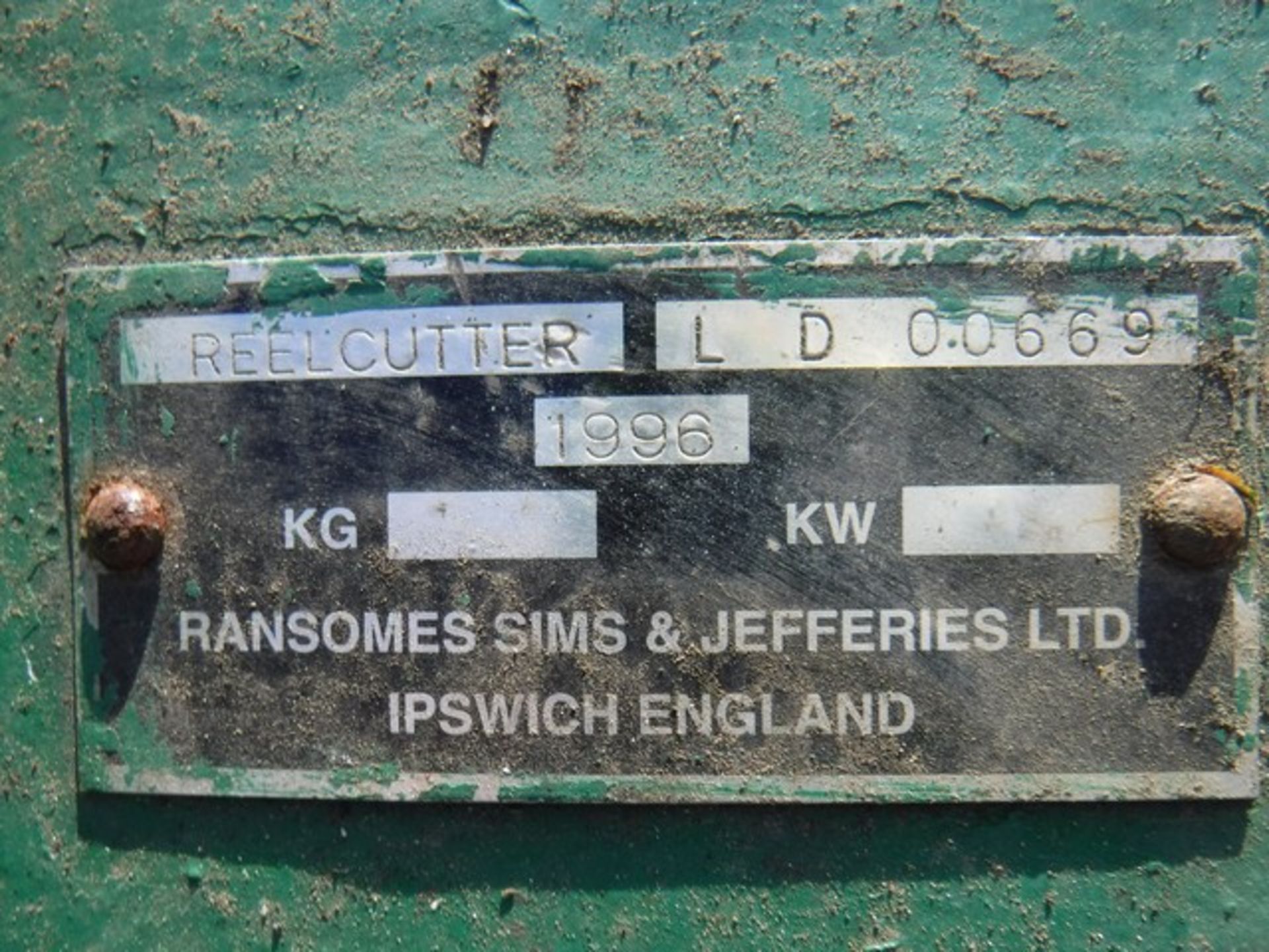 RANSOMES reelcutter withHonda GX250 petrol engine - Bild 3 aus 3